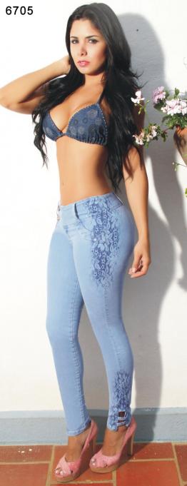 Exclusive Printed Jeans