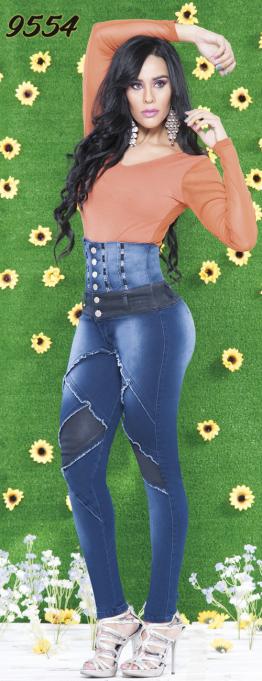 Colombian high-waisted jean