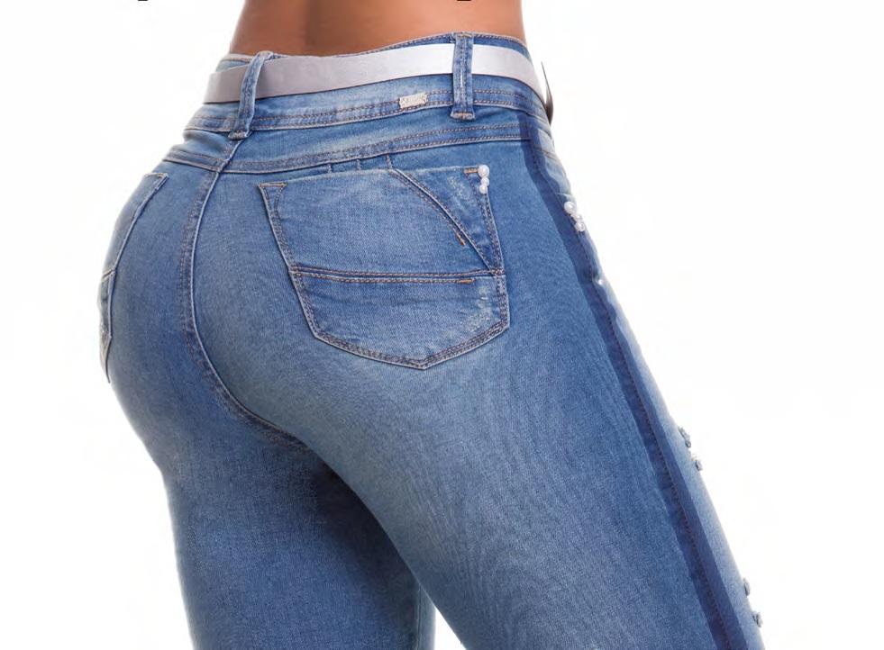 Clasic Colombian Jean push uo with pockets
