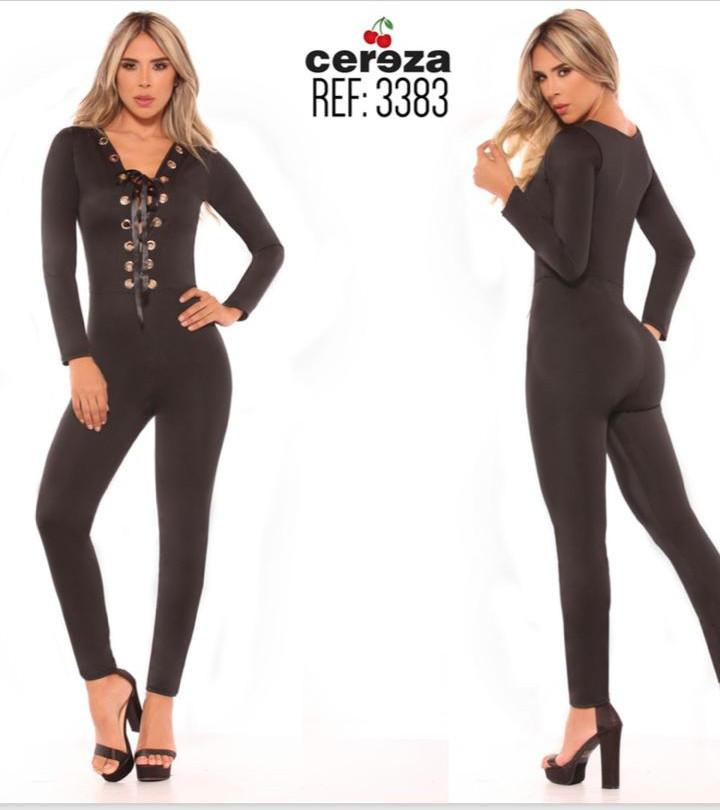 Sensual Colombian Fashion Bodysuit with long sleeves