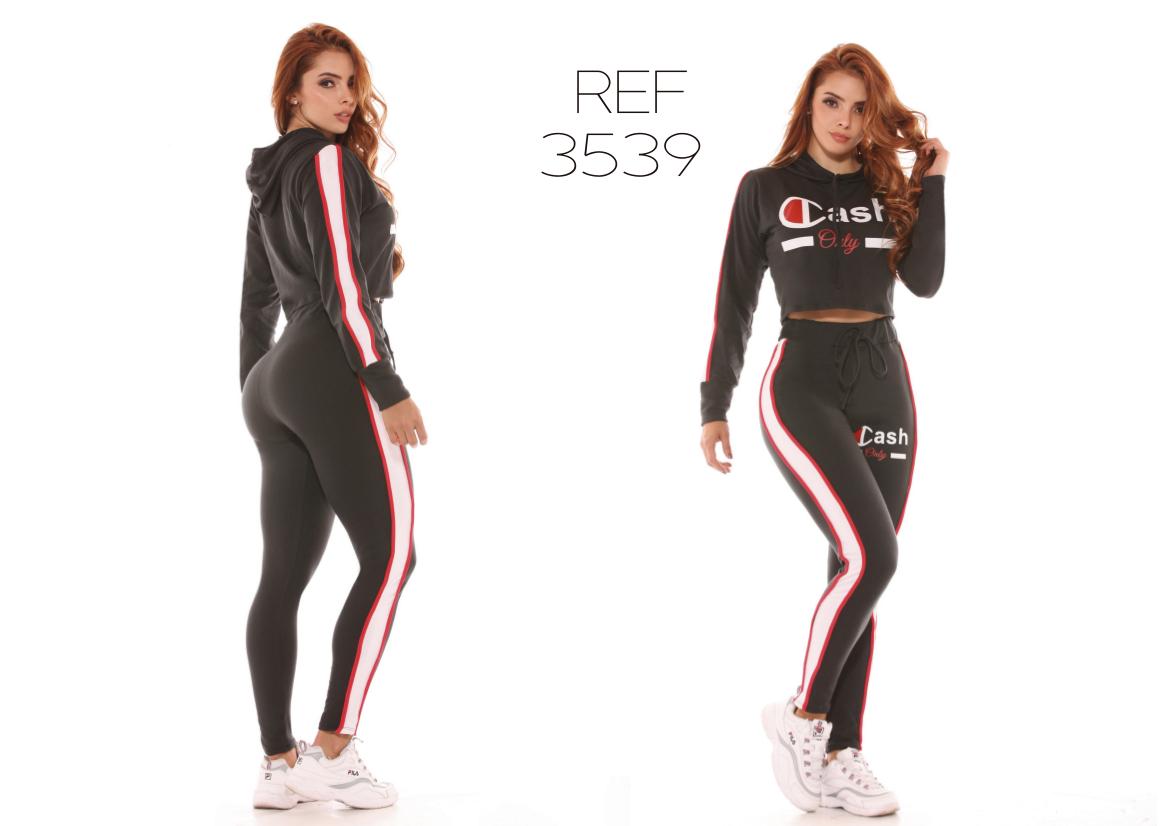 Sports set, adjustable trousers and jacket with hood, fashionable decoration