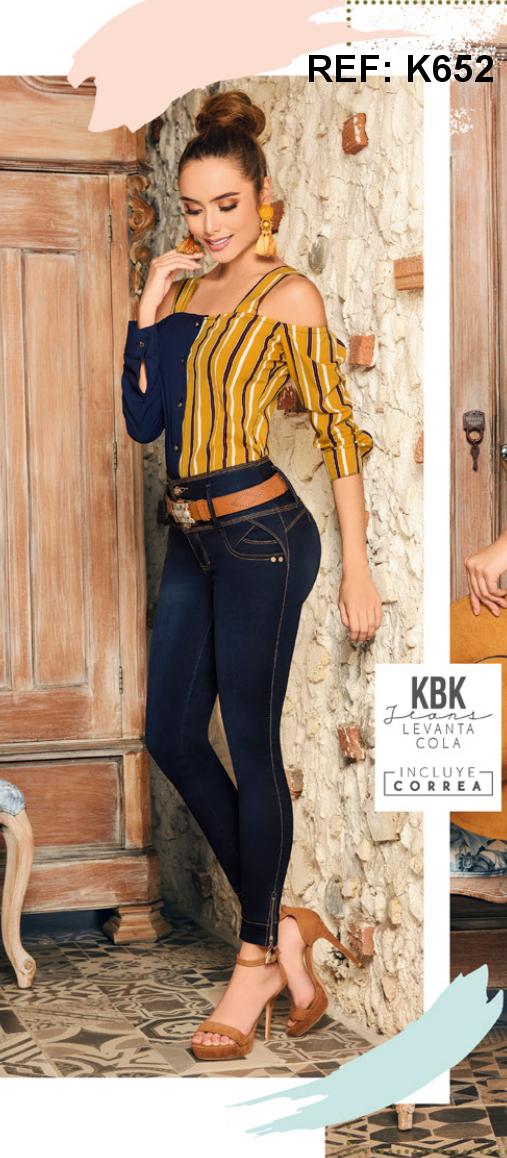 Fashionable Colombian Jeans with gluteal enhancement