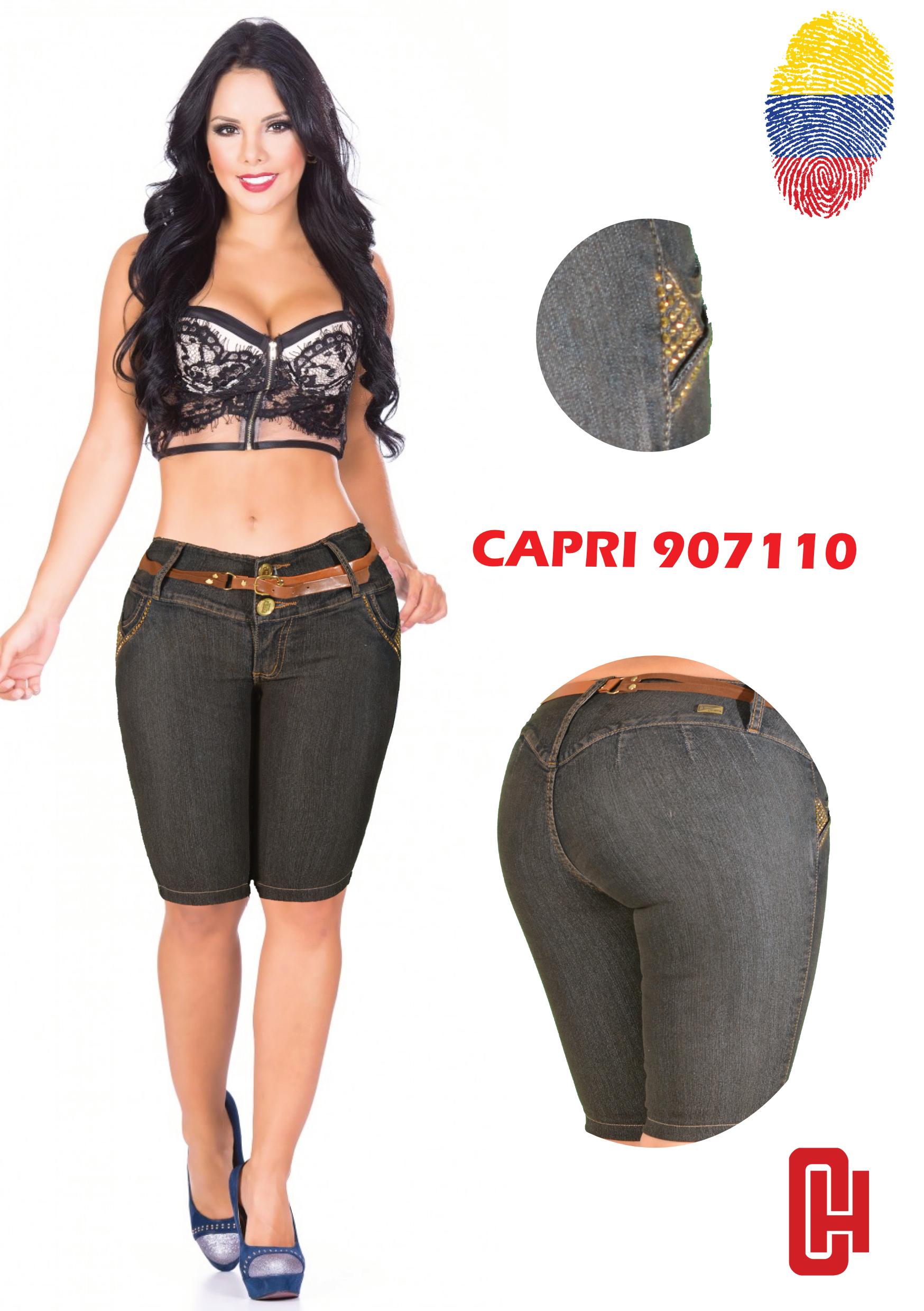 Colombian Jeans Capri Push Up