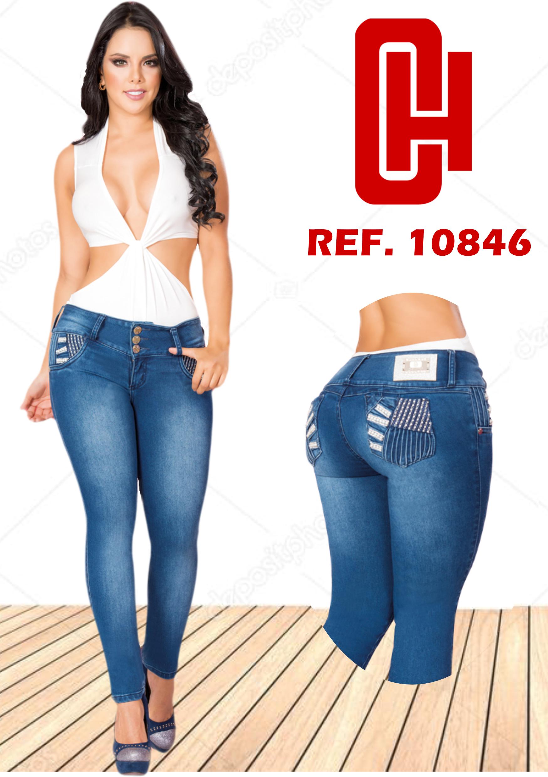 COLOMBIAN PUSH UP JEAN  WITH POCKETS