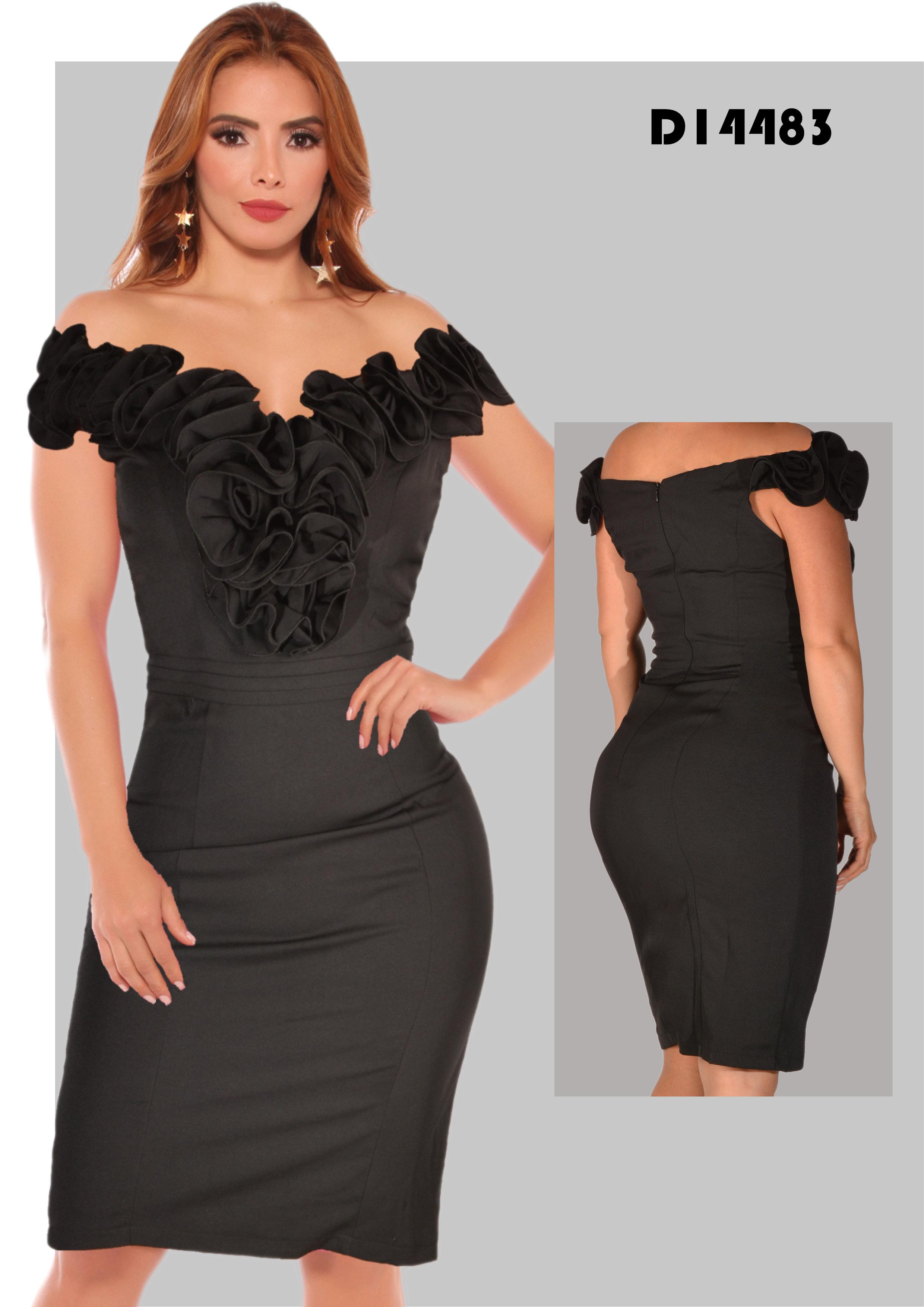 Party Dress with Beautiful Decorated Chest and Neckline, Exclusive Design