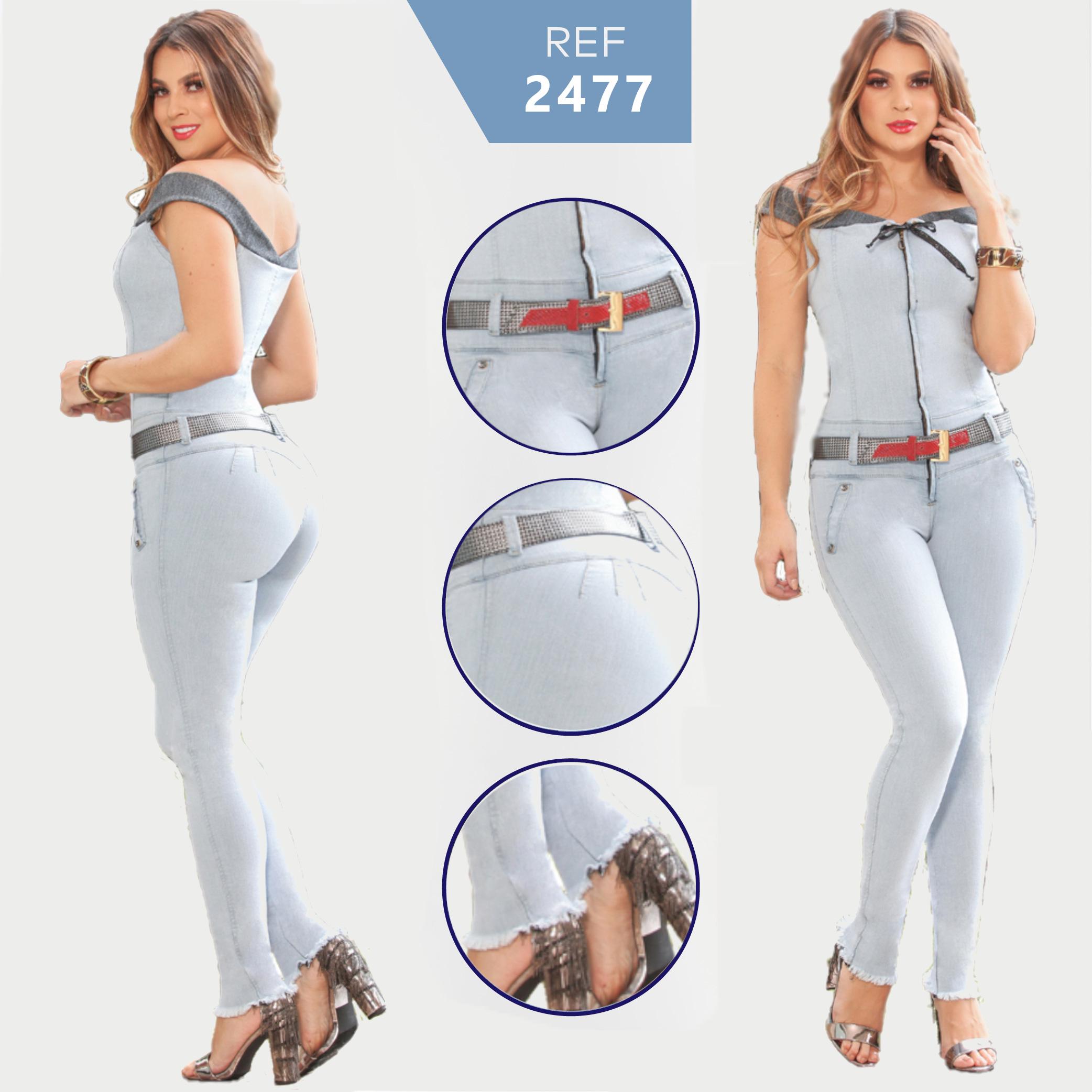Sleeveless jumpsuit with push-up design made in Colombia