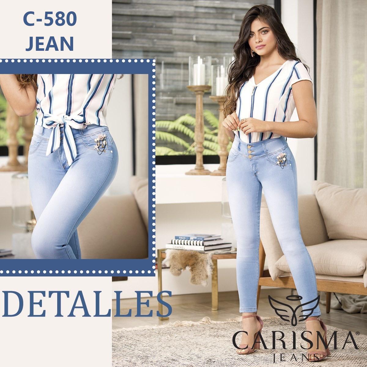Jeans for Colombian Cowboy Lady Levanta Cola