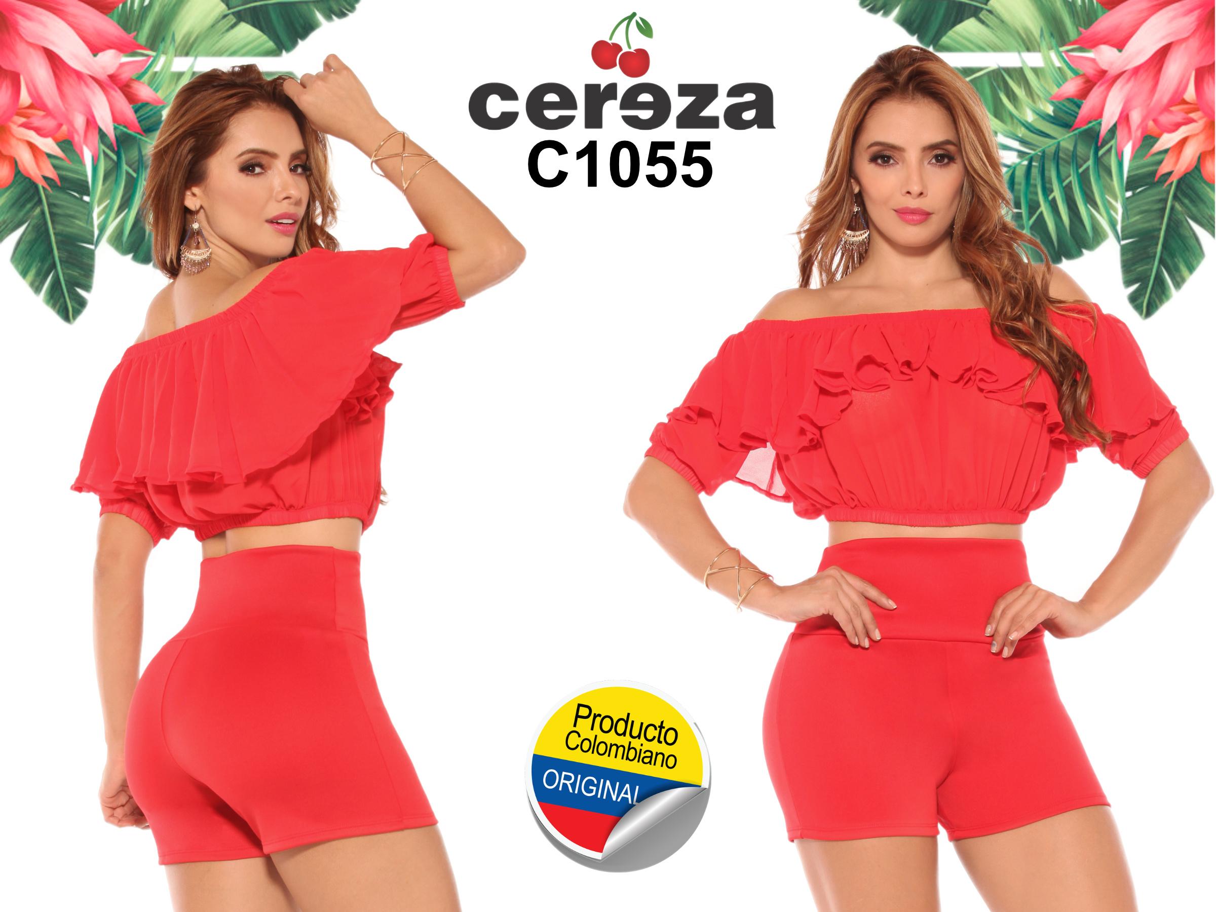Colombian Set of Short and Blouse Summer Tone and Exclusive Design