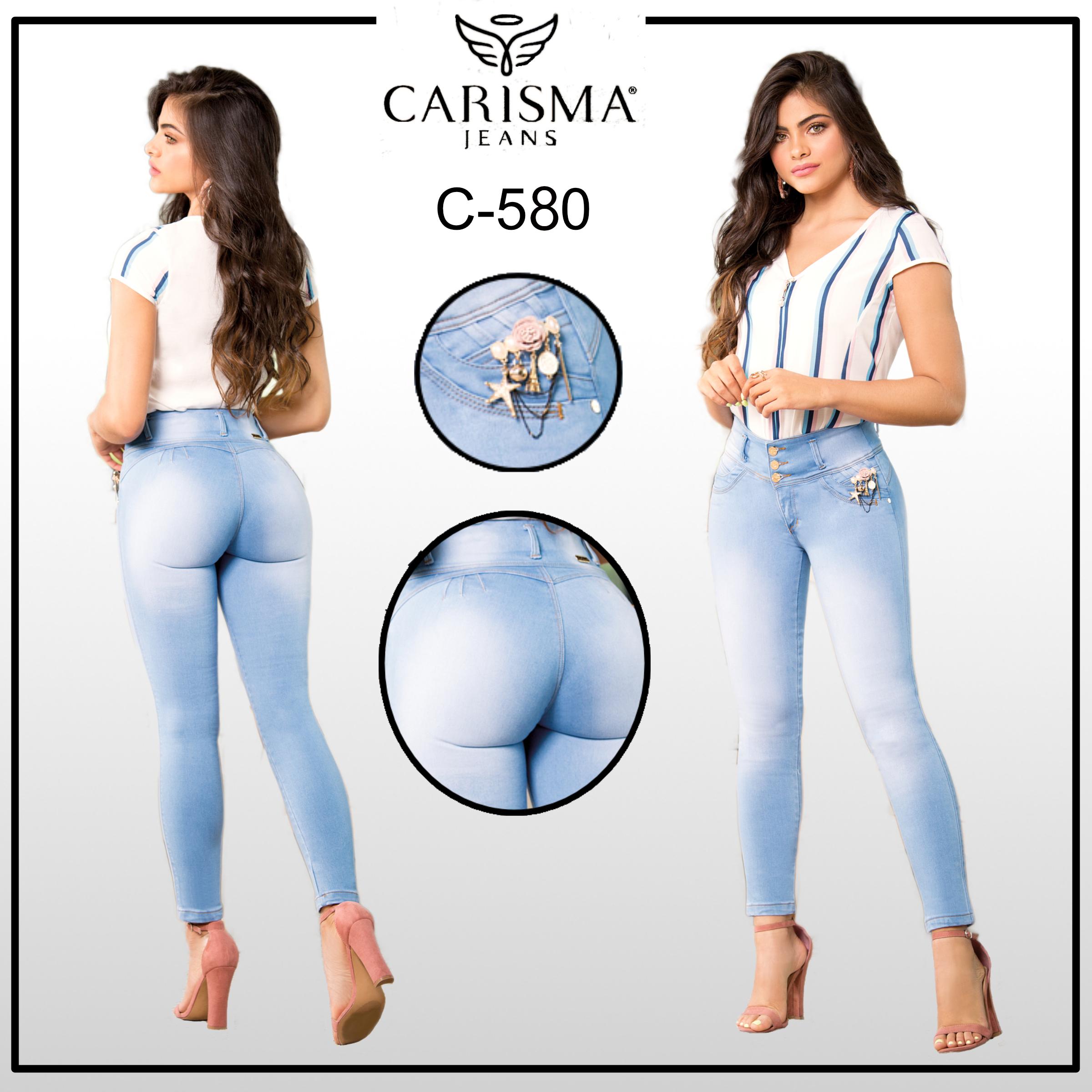 Jeans for Colombian Cowboy Lady Levanta Cola