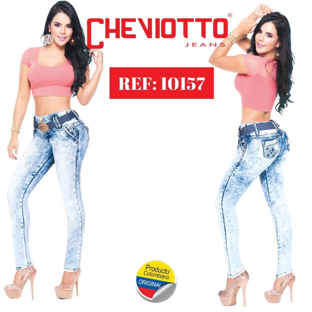 JEANS CHEVIOTTO PÚSH UP COLOMBIAN