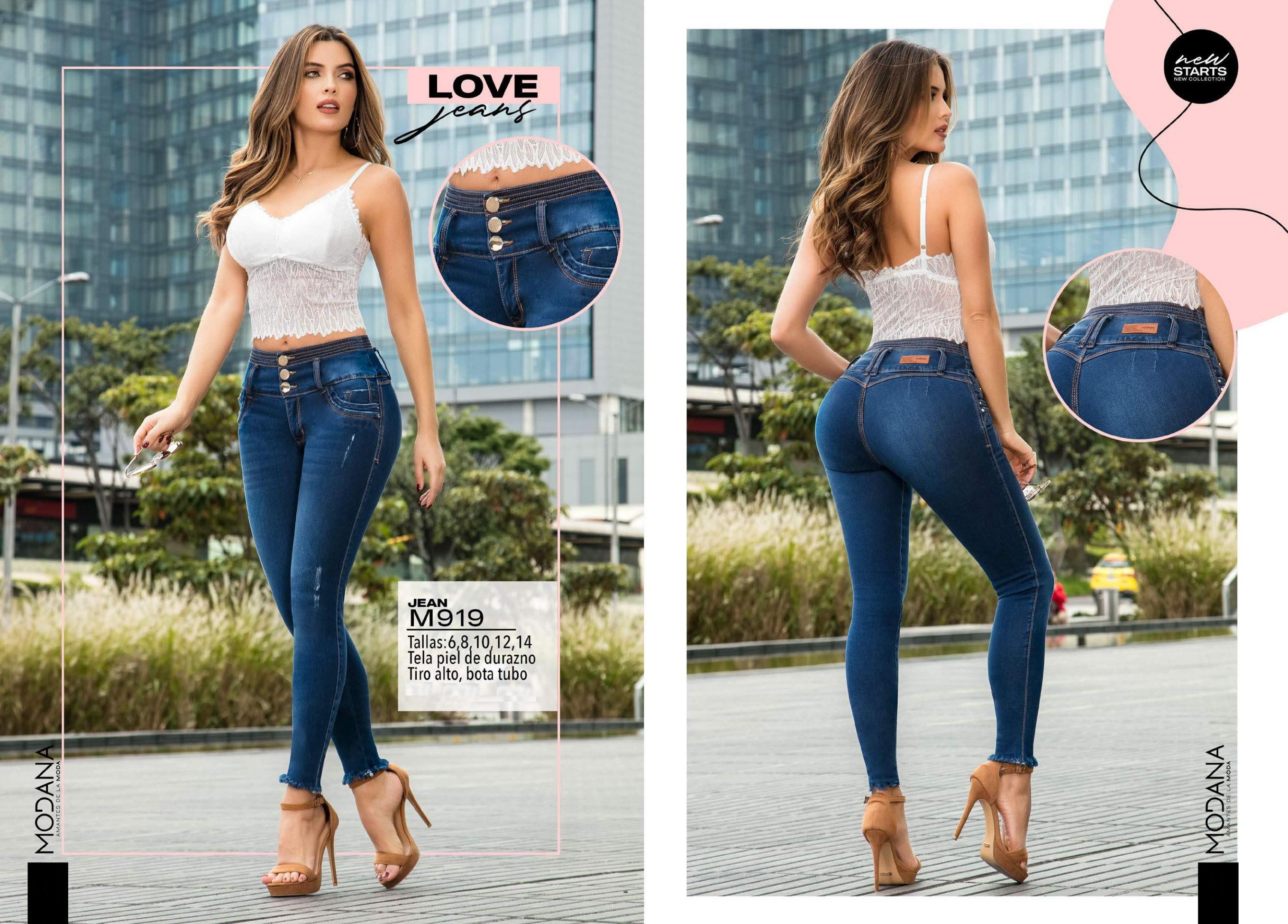 Colombian push up lady pants