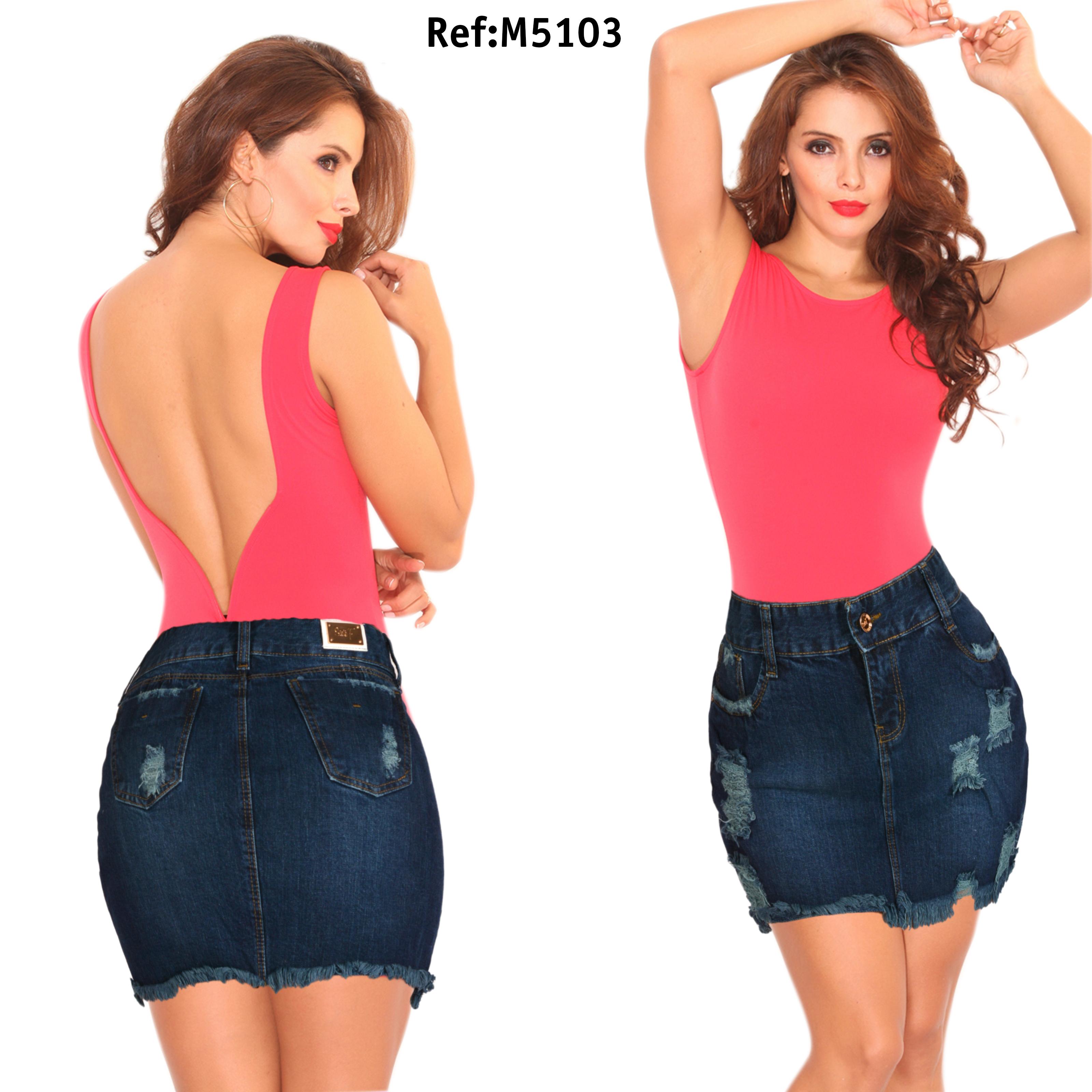 Colombian Jean Skirt