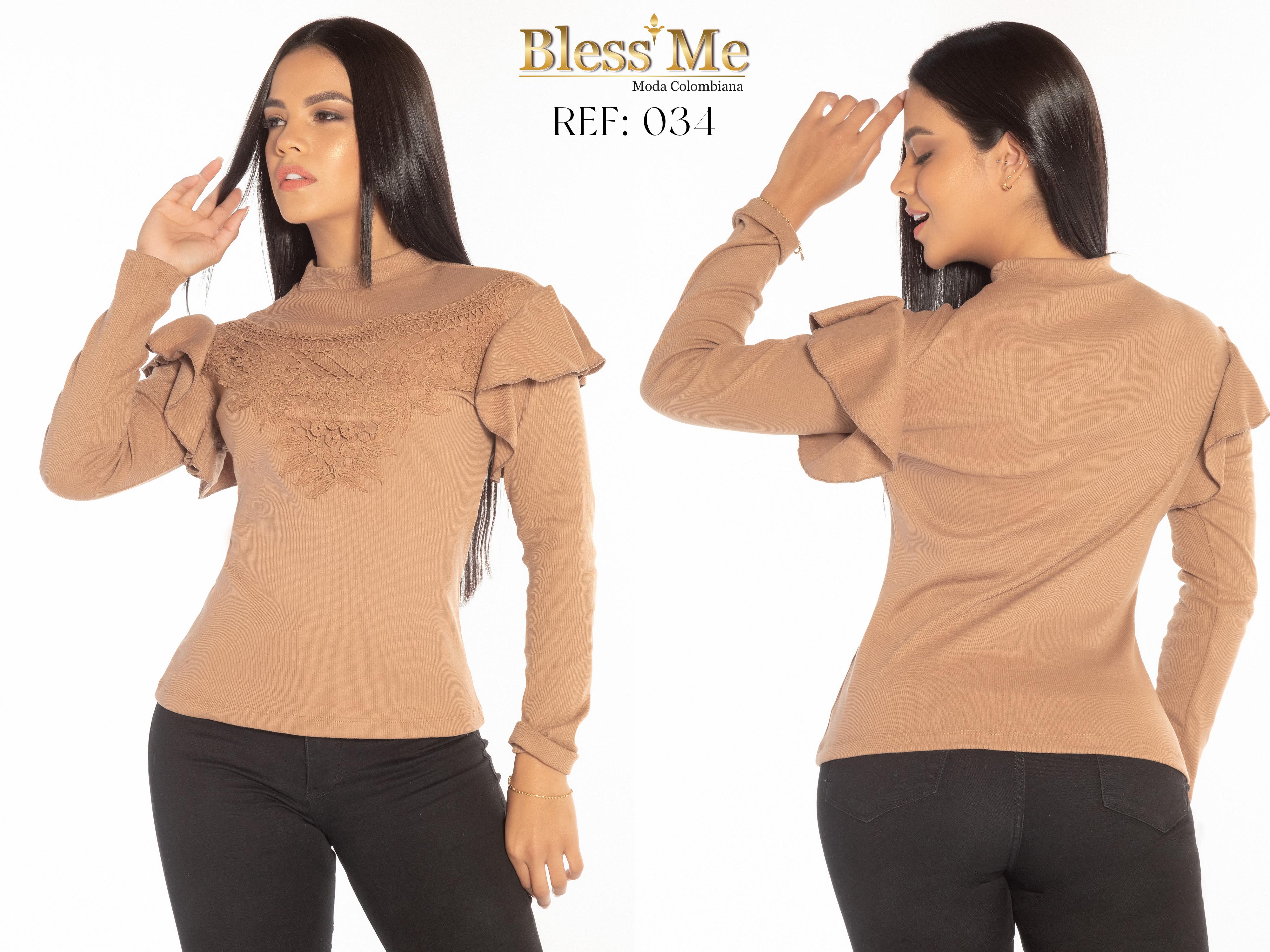 Boutique blouse with modern style sleeves