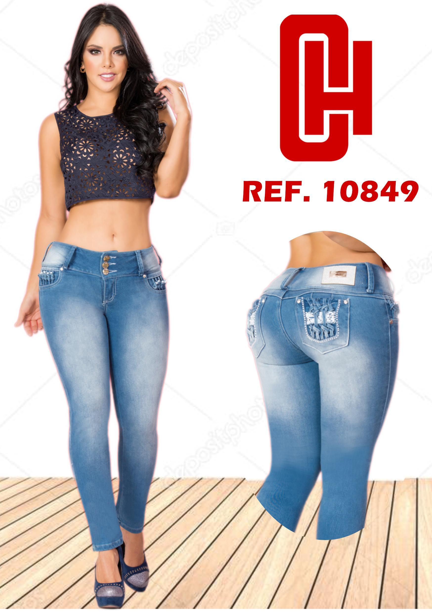 COLOMBIAN JEAN PUSH UP WITH POCKETS