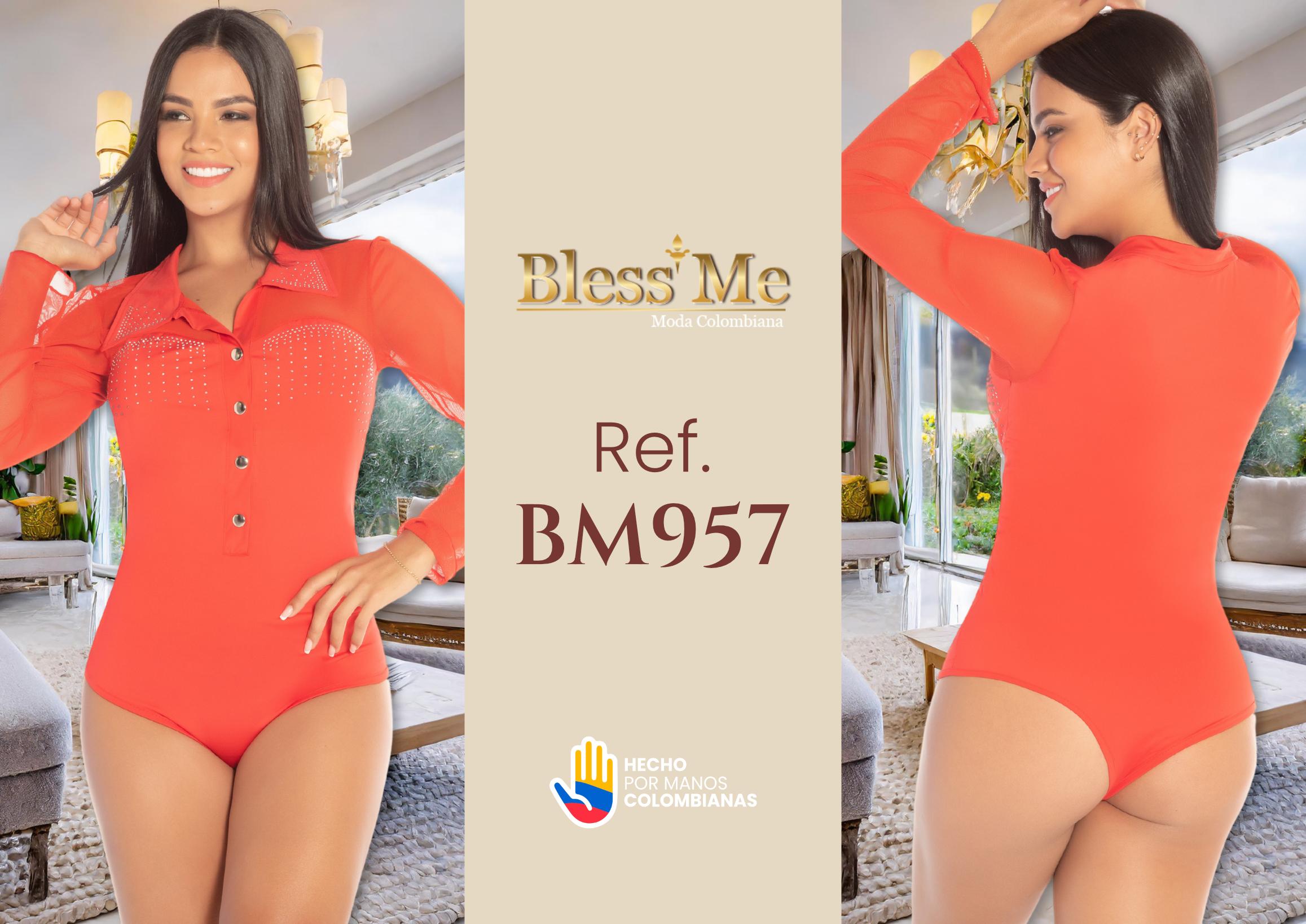 Bodysuit tummy tuck with long sleeves and exclusive design