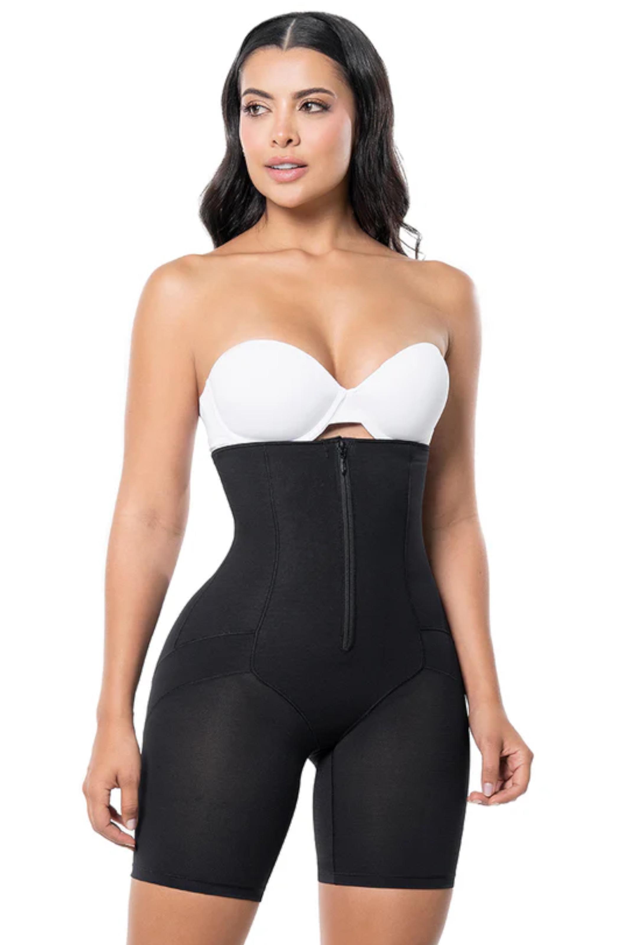 High-waisted shaping shorts