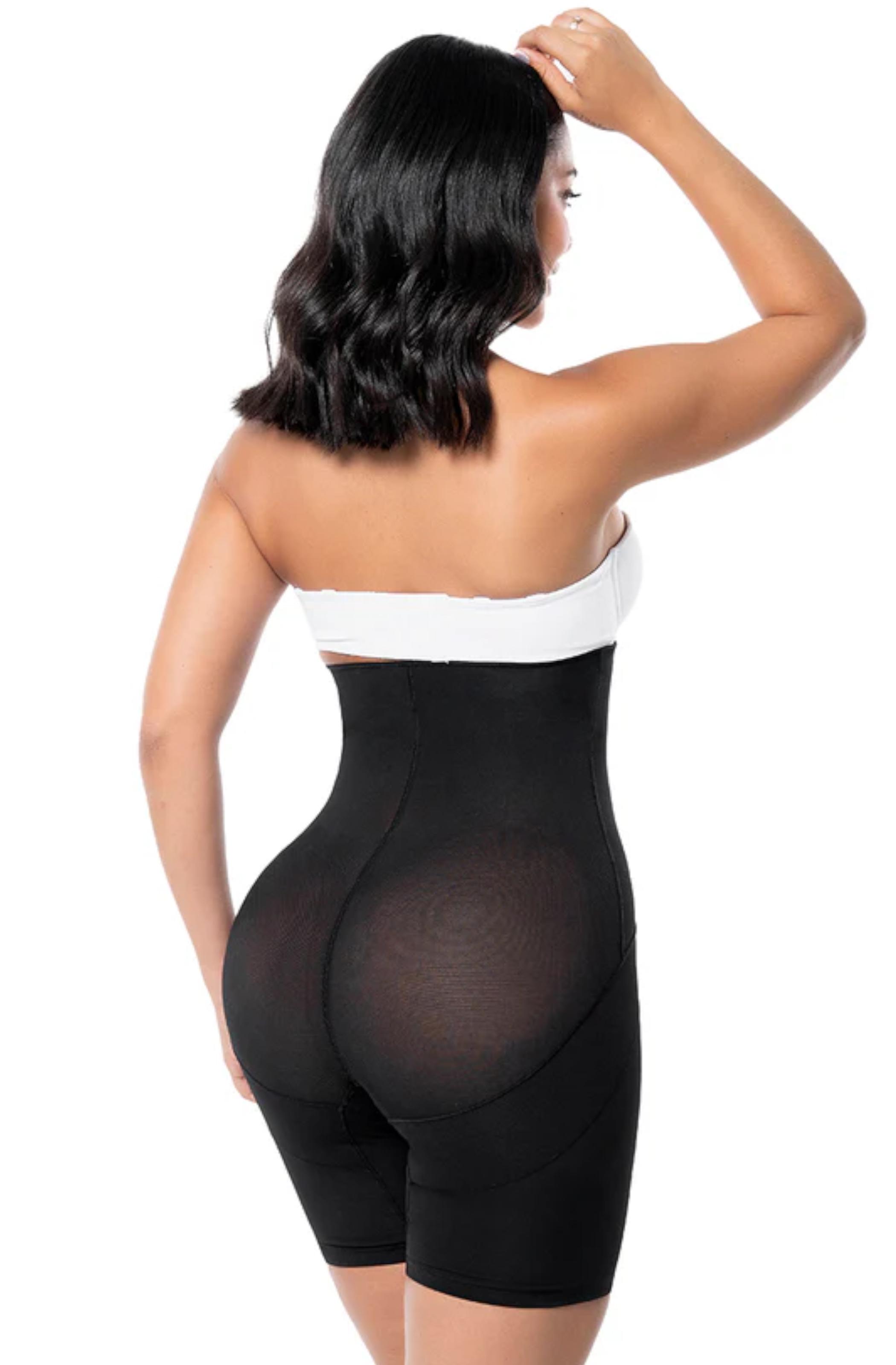 High-waisted shaping shorts