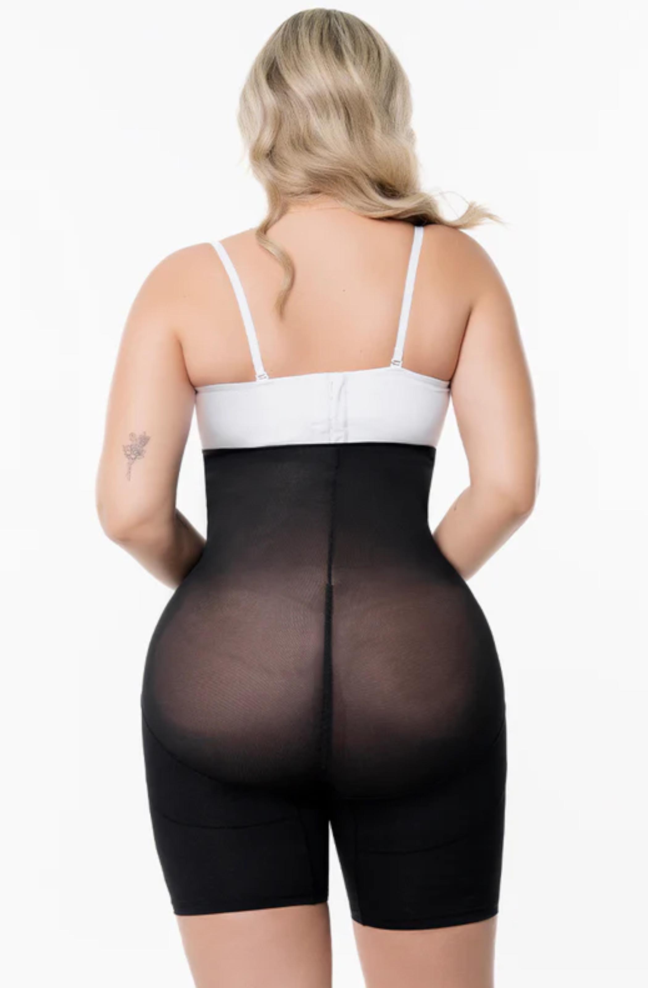 High-waisted shaping shorts