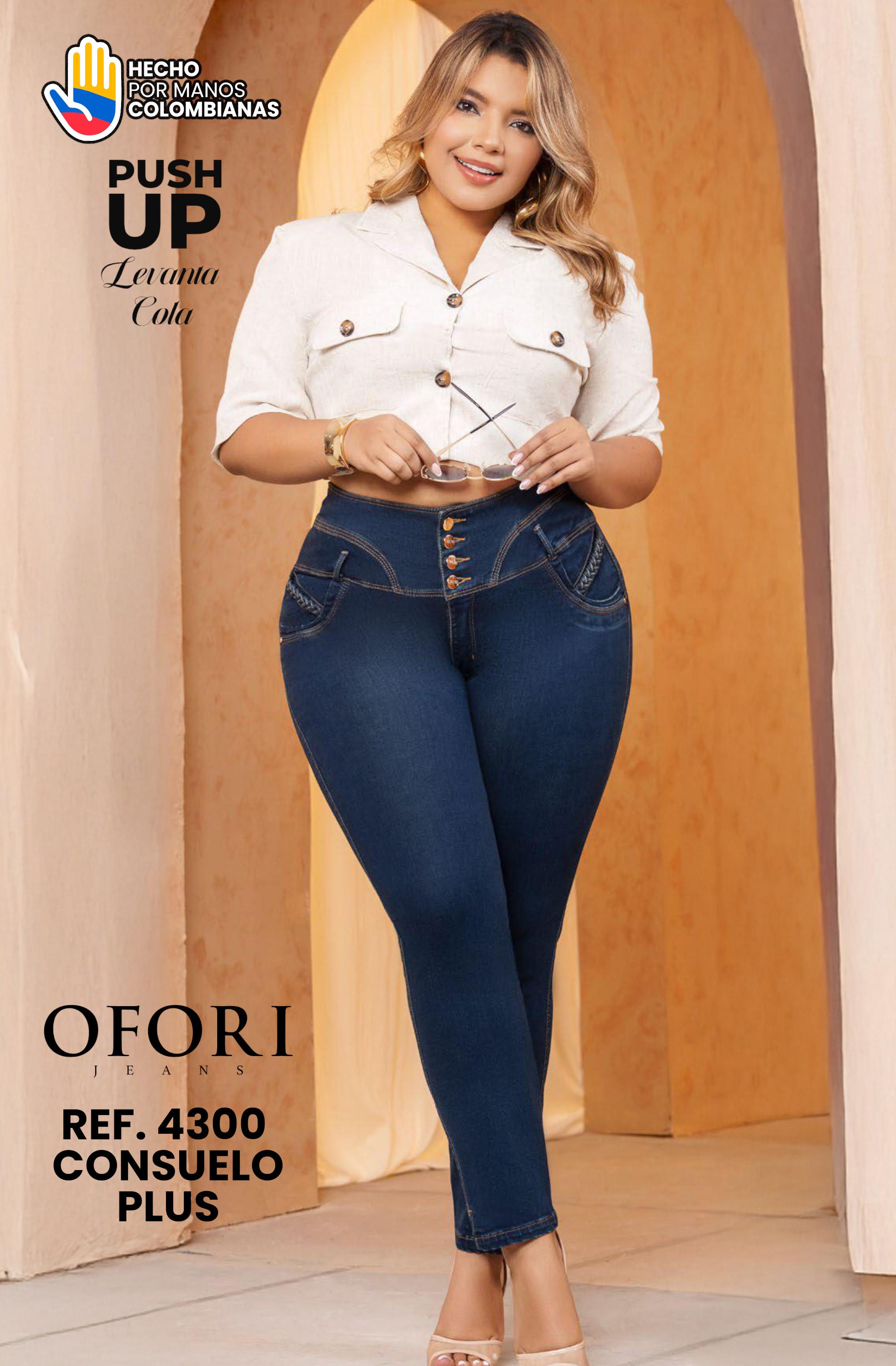 Colombian Push-Up Jeans with Pockets
