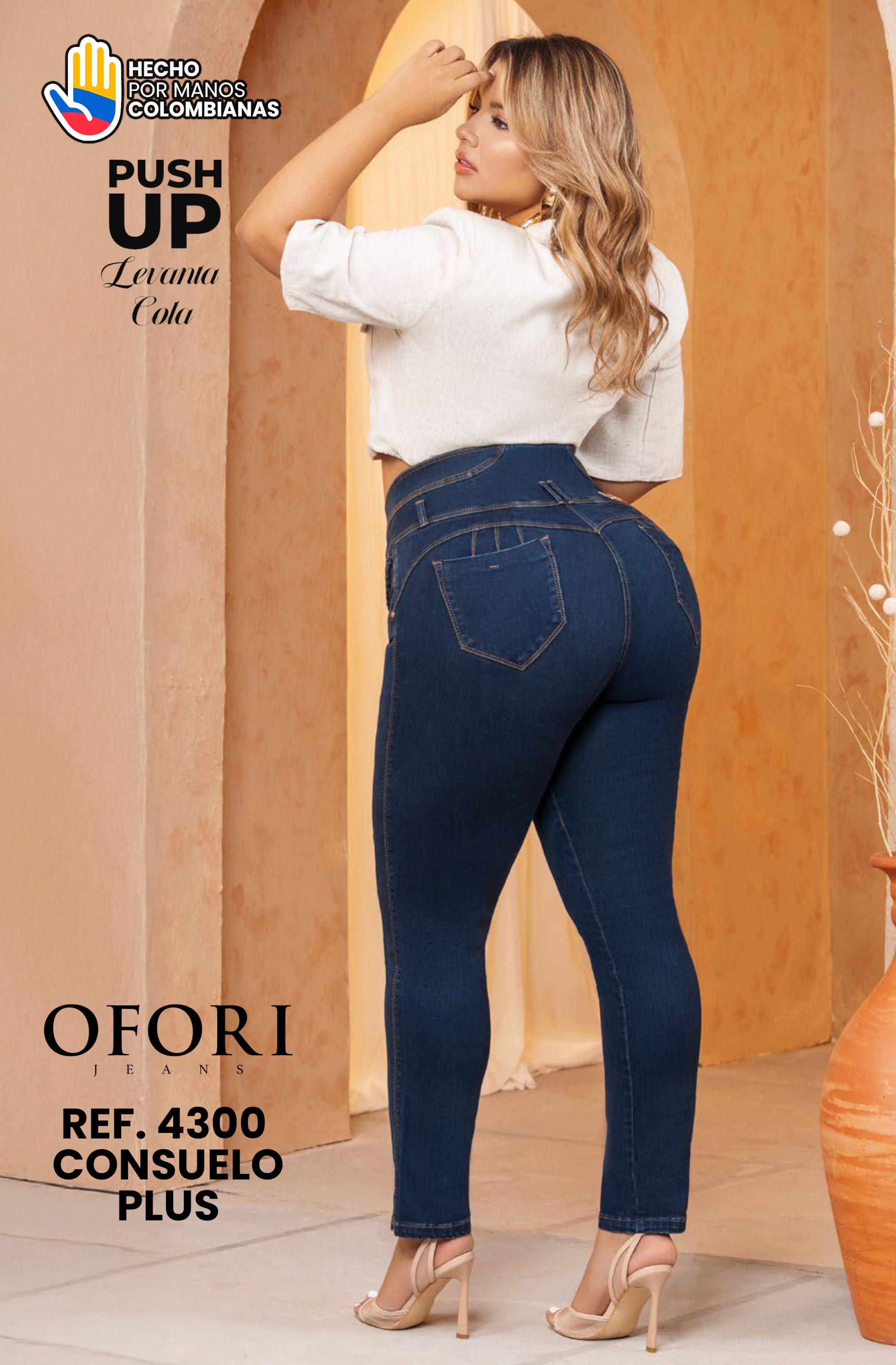Colombian Push-Up Jeans with Pockets