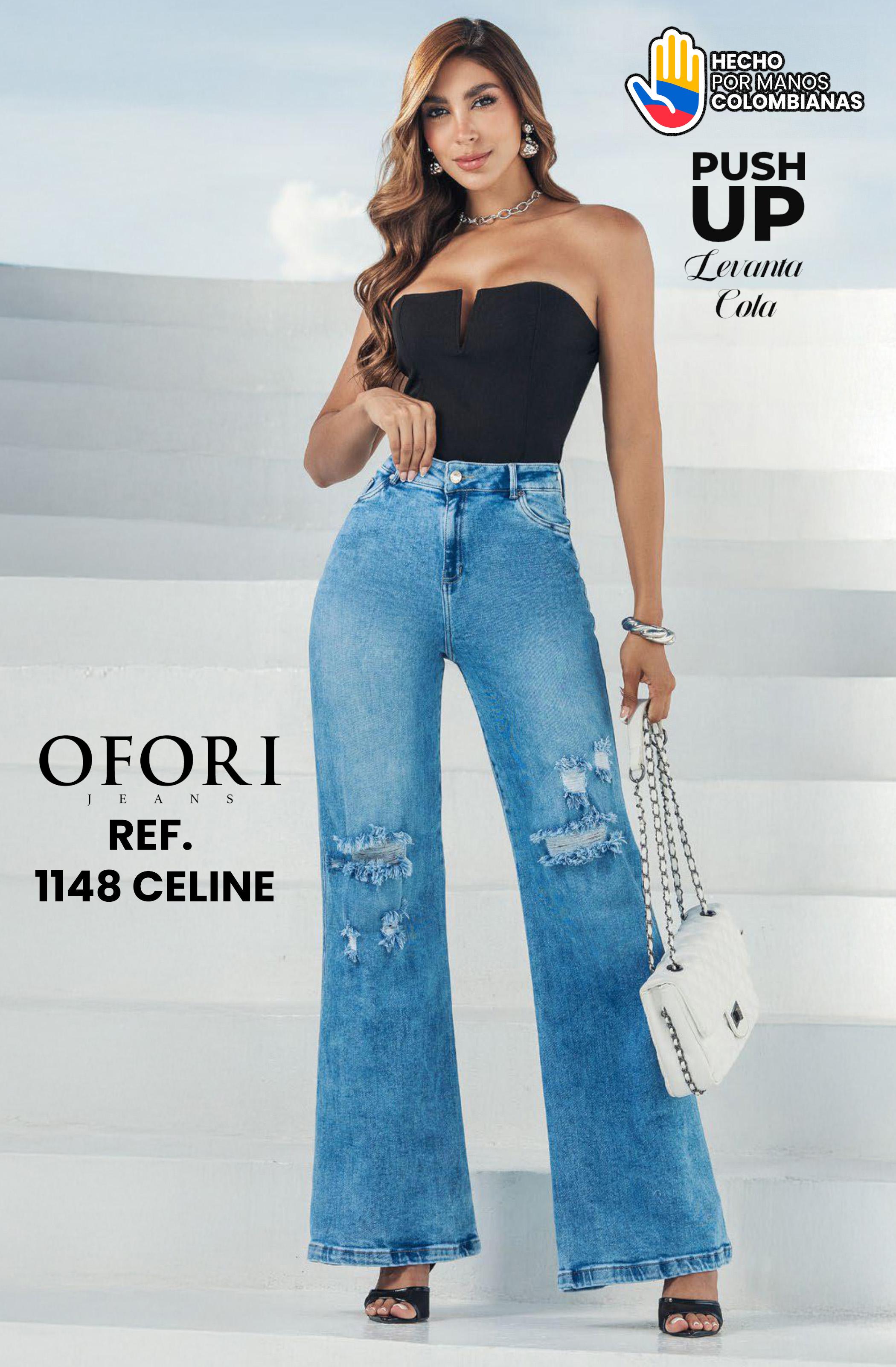 Colombian Jeans with Push-Up Pockets