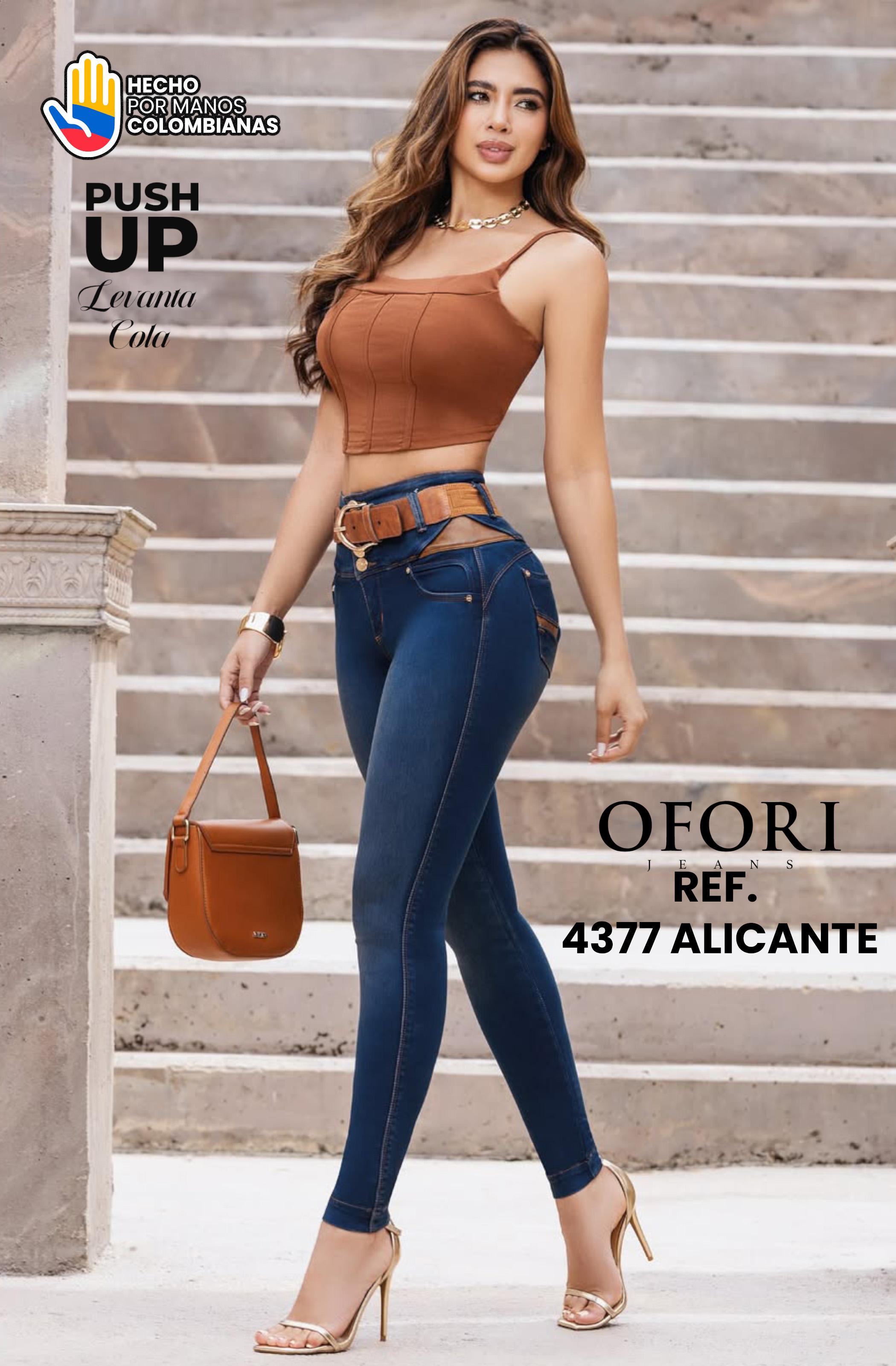 Colombian Jeans with Push-Up Pockets