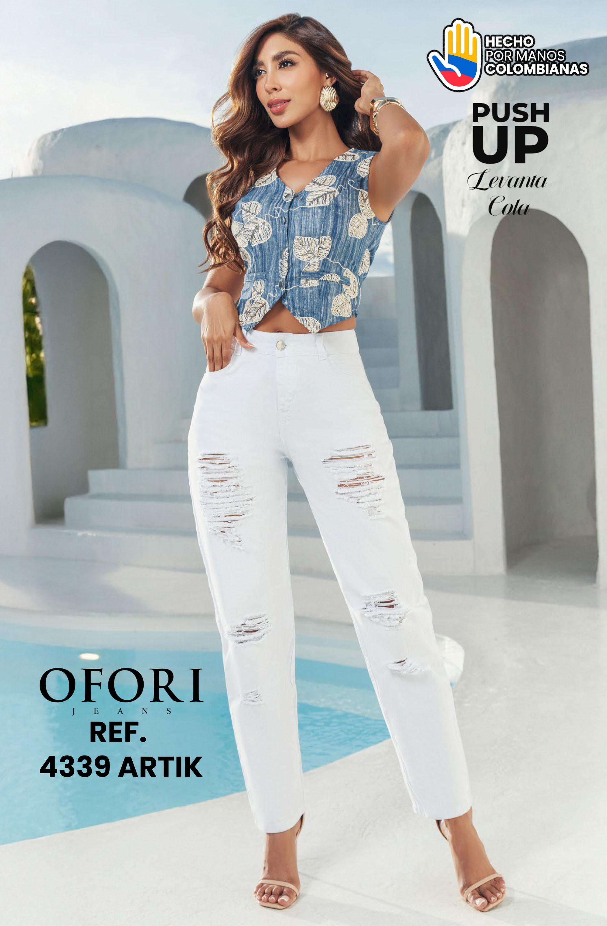 Colombian Jeans with Push-Up Pockets