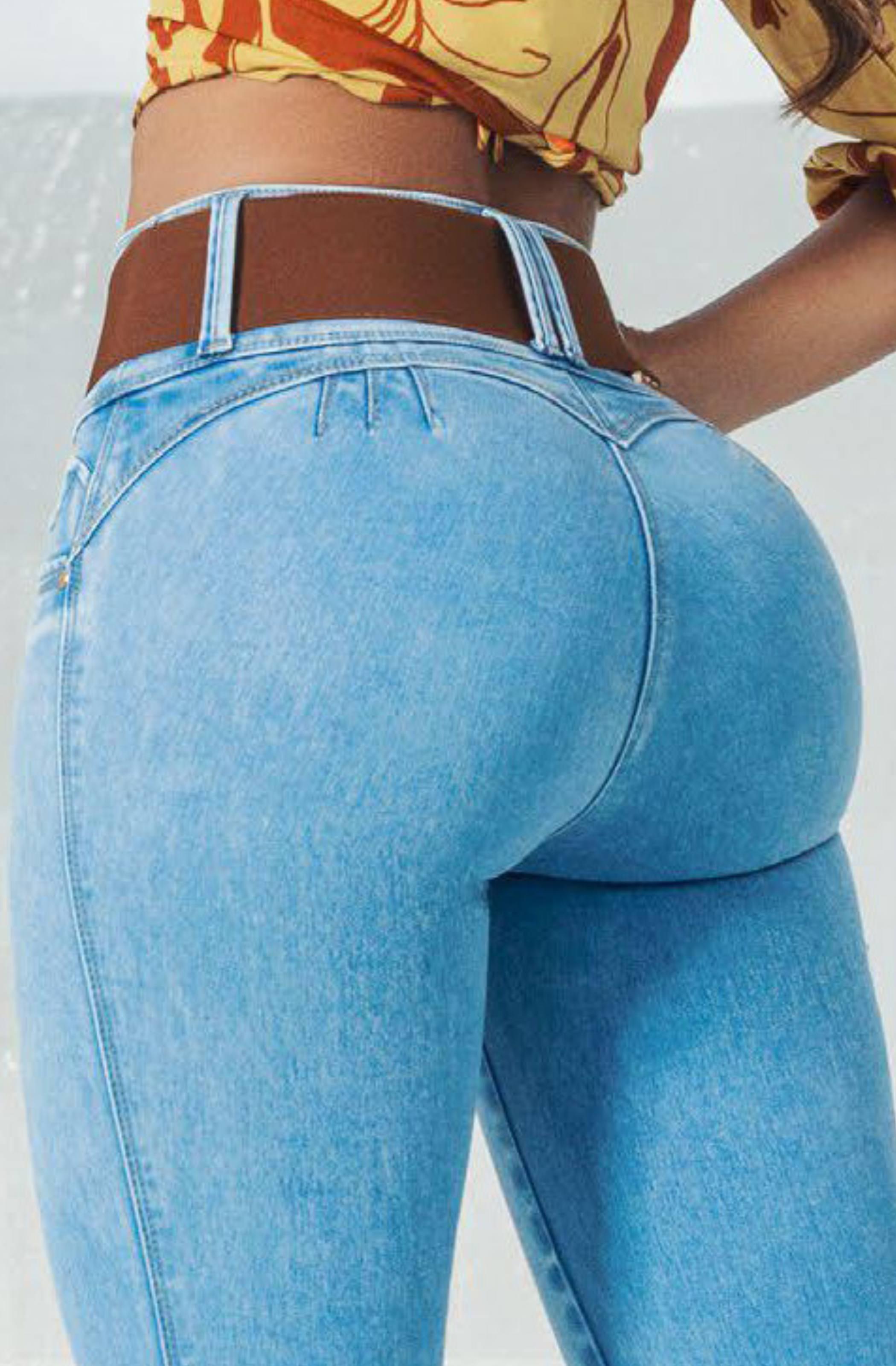Colombian Jeans without Pockets Push Up