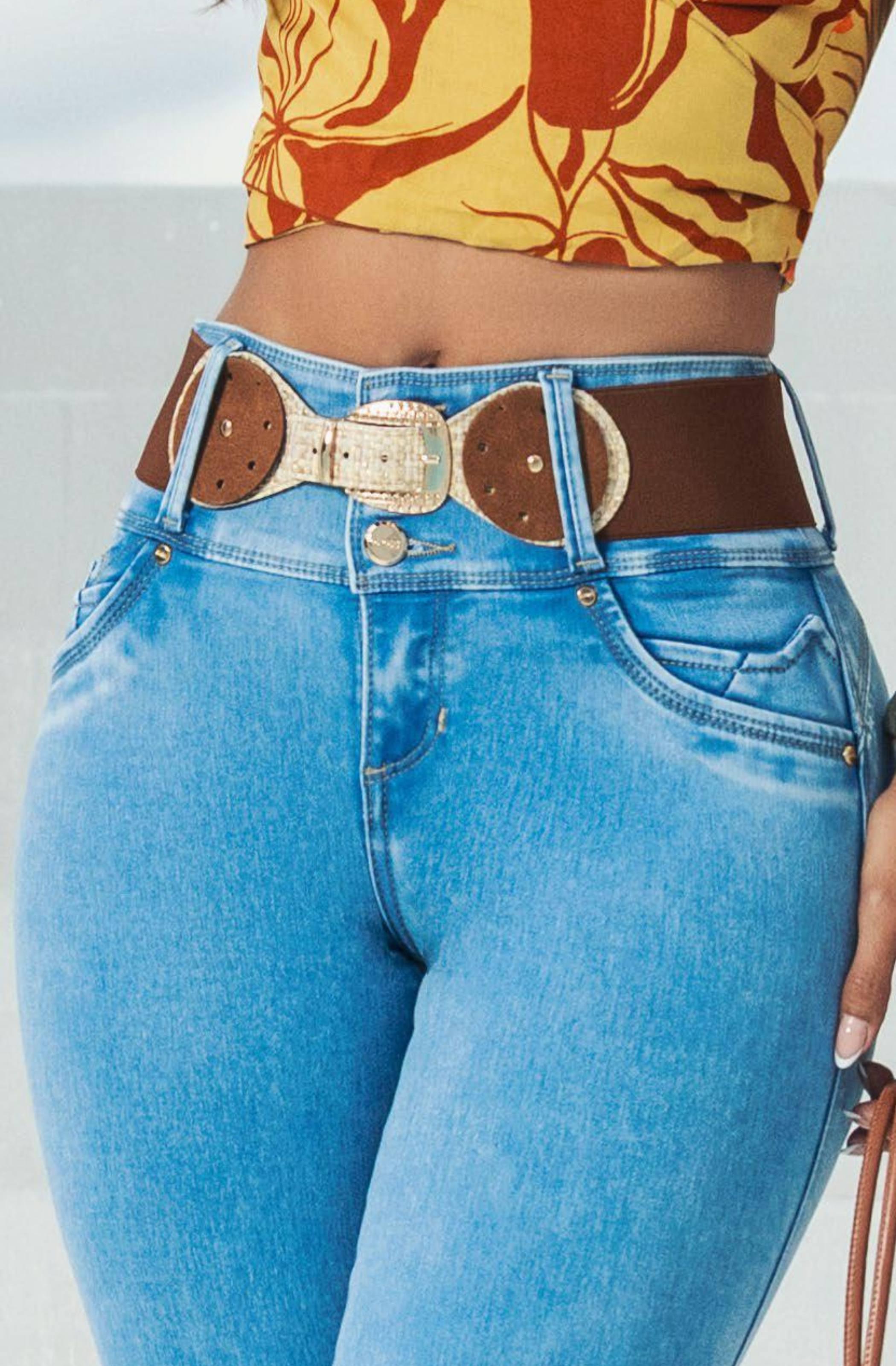 Colombian Jeans without Pockets Push Up