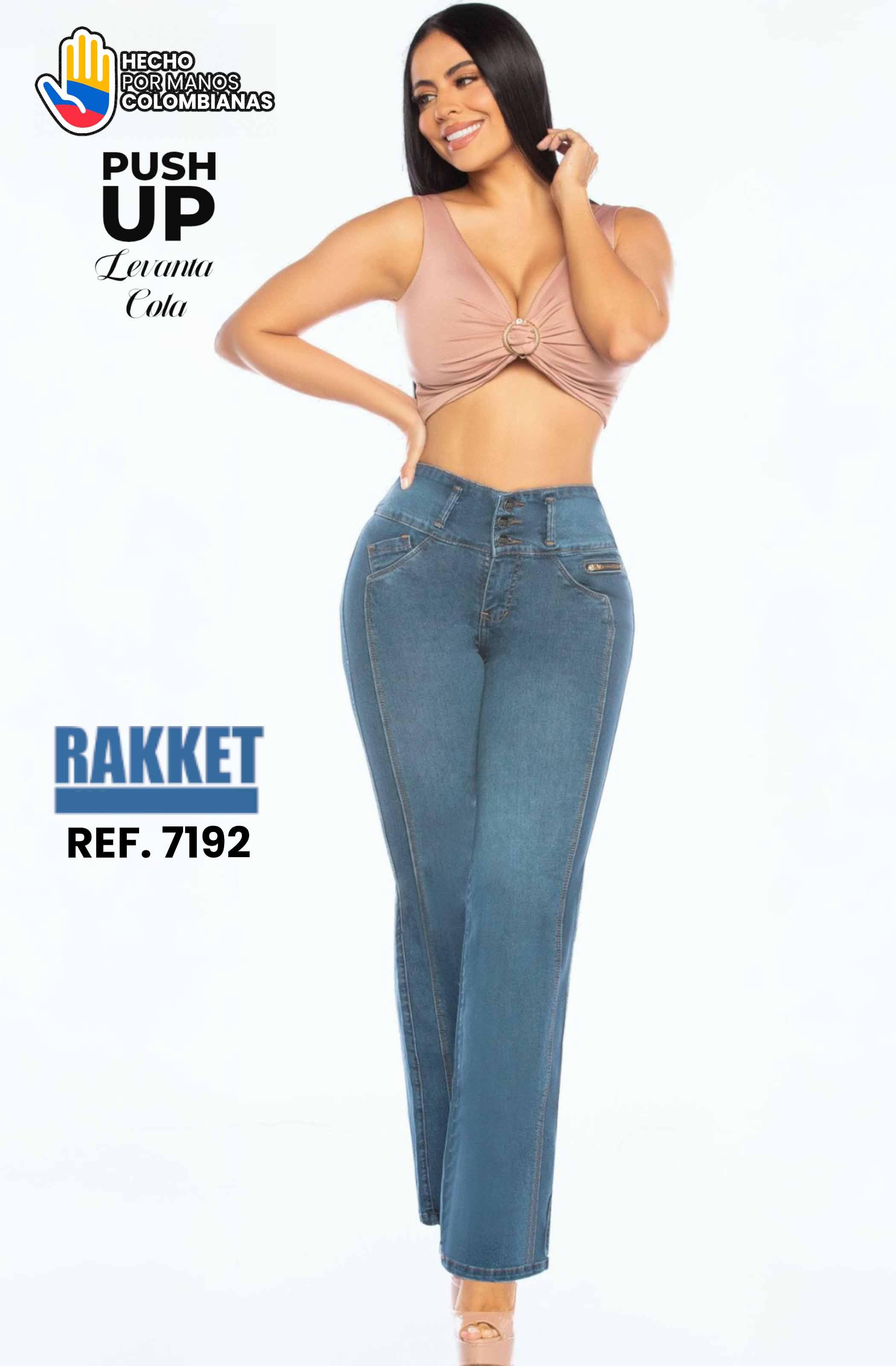 Colombian Push Up Jeans with Pockets