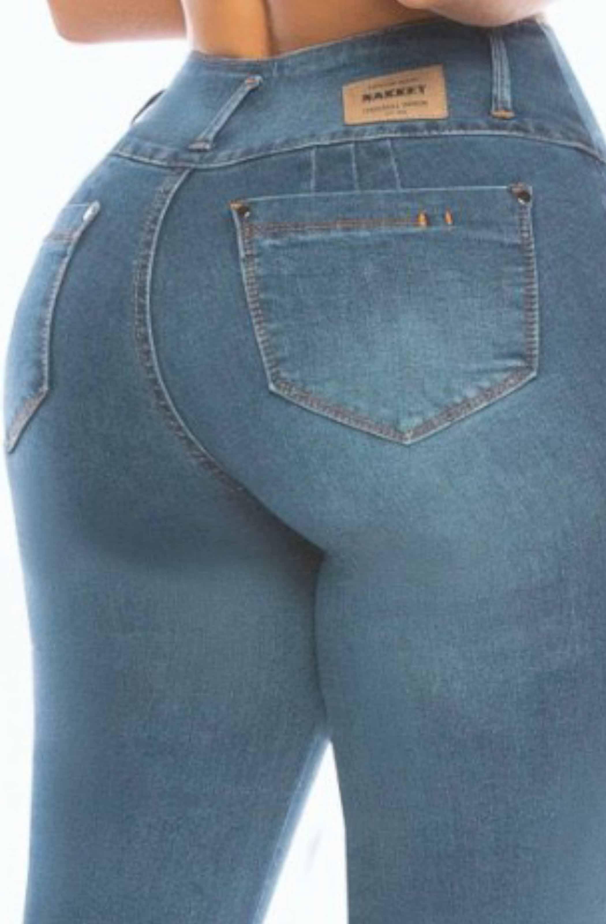 Colombian Push Up Jeans with Pockets