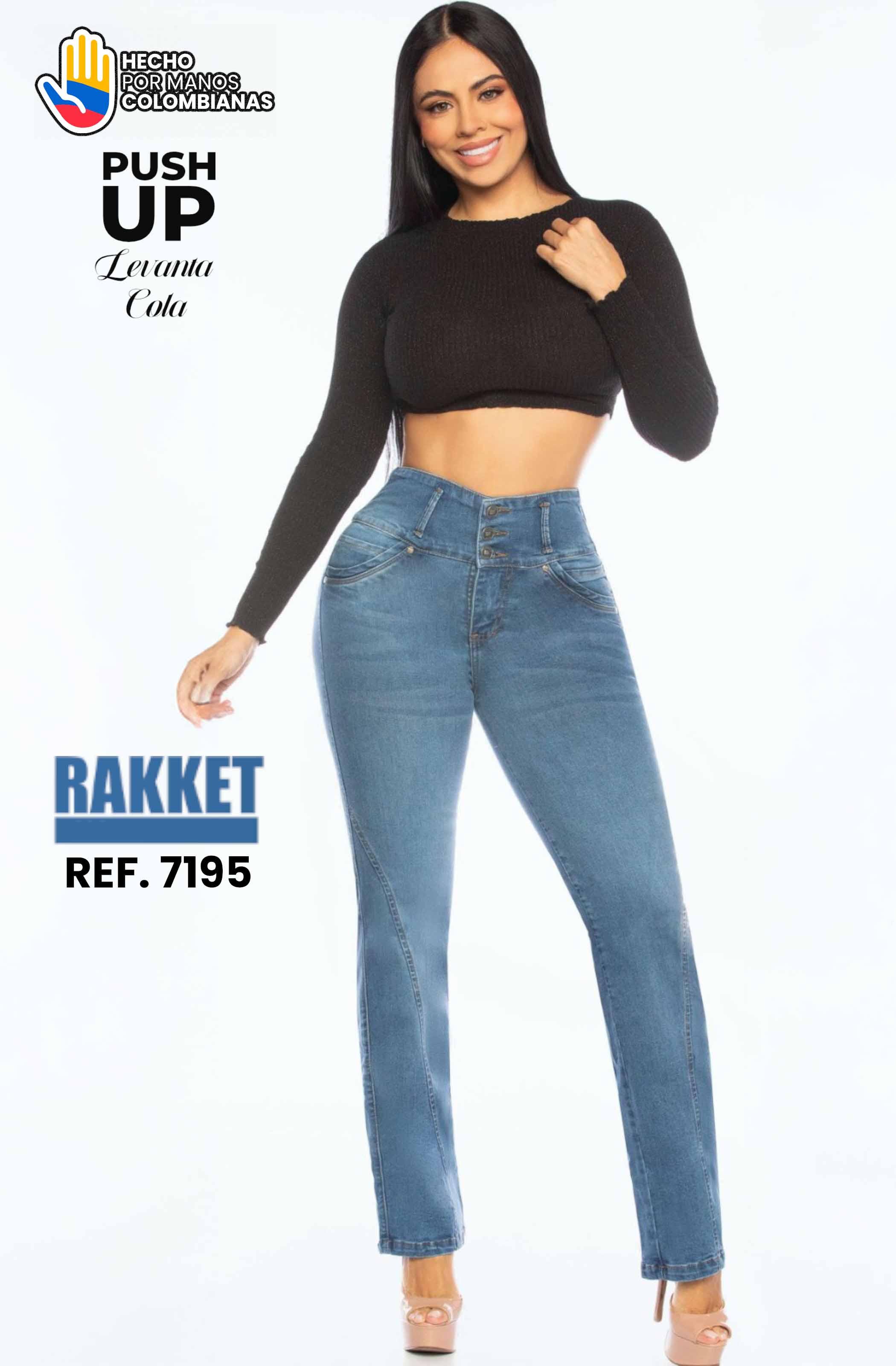 Colombian Push Up Jeans with Pockets