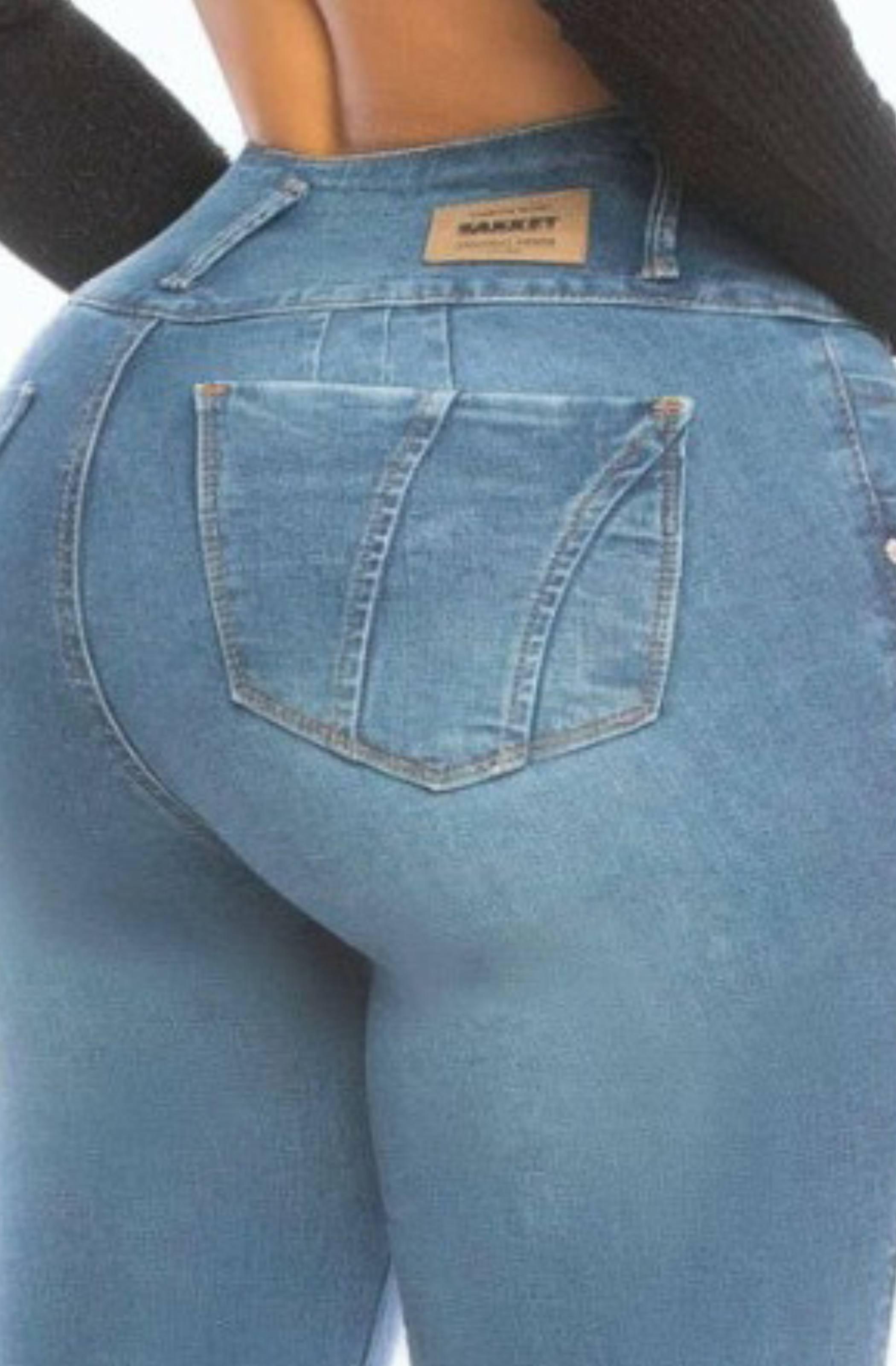 Colombian Push Up Jeans with Pockets