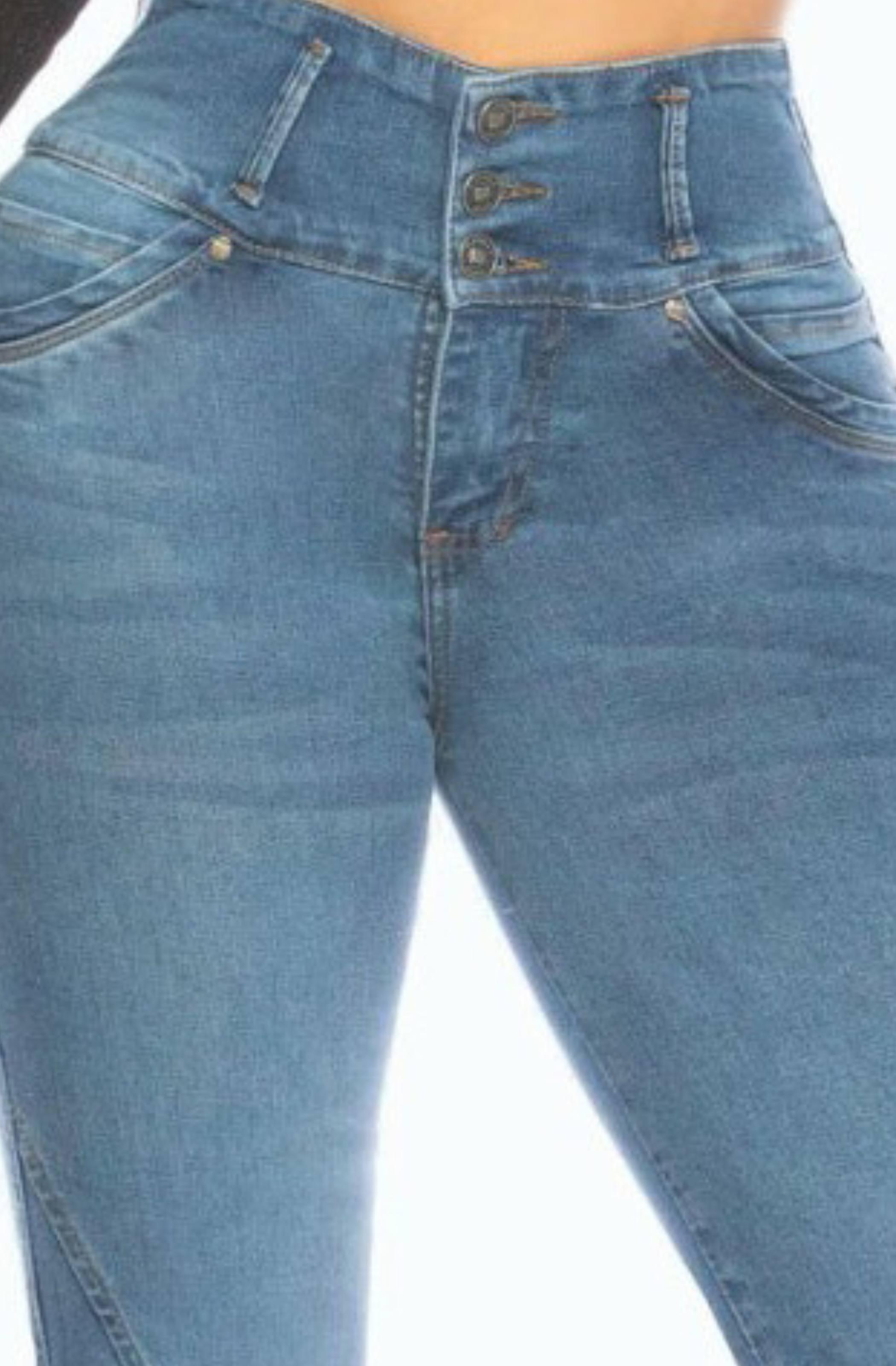 Colombian Push Up Jeans with Pockets