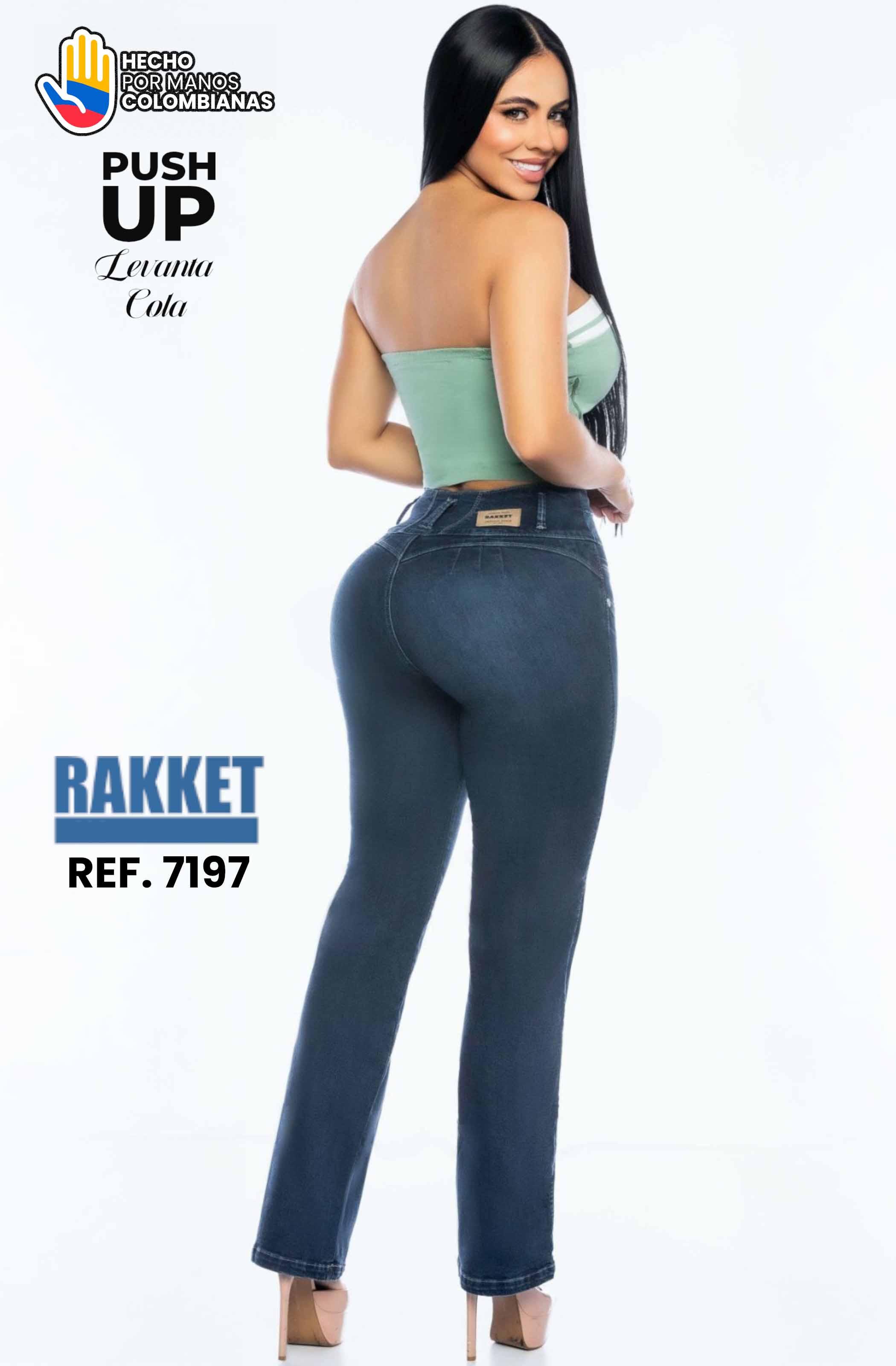 Colombian Push Up Jeans without Pockets