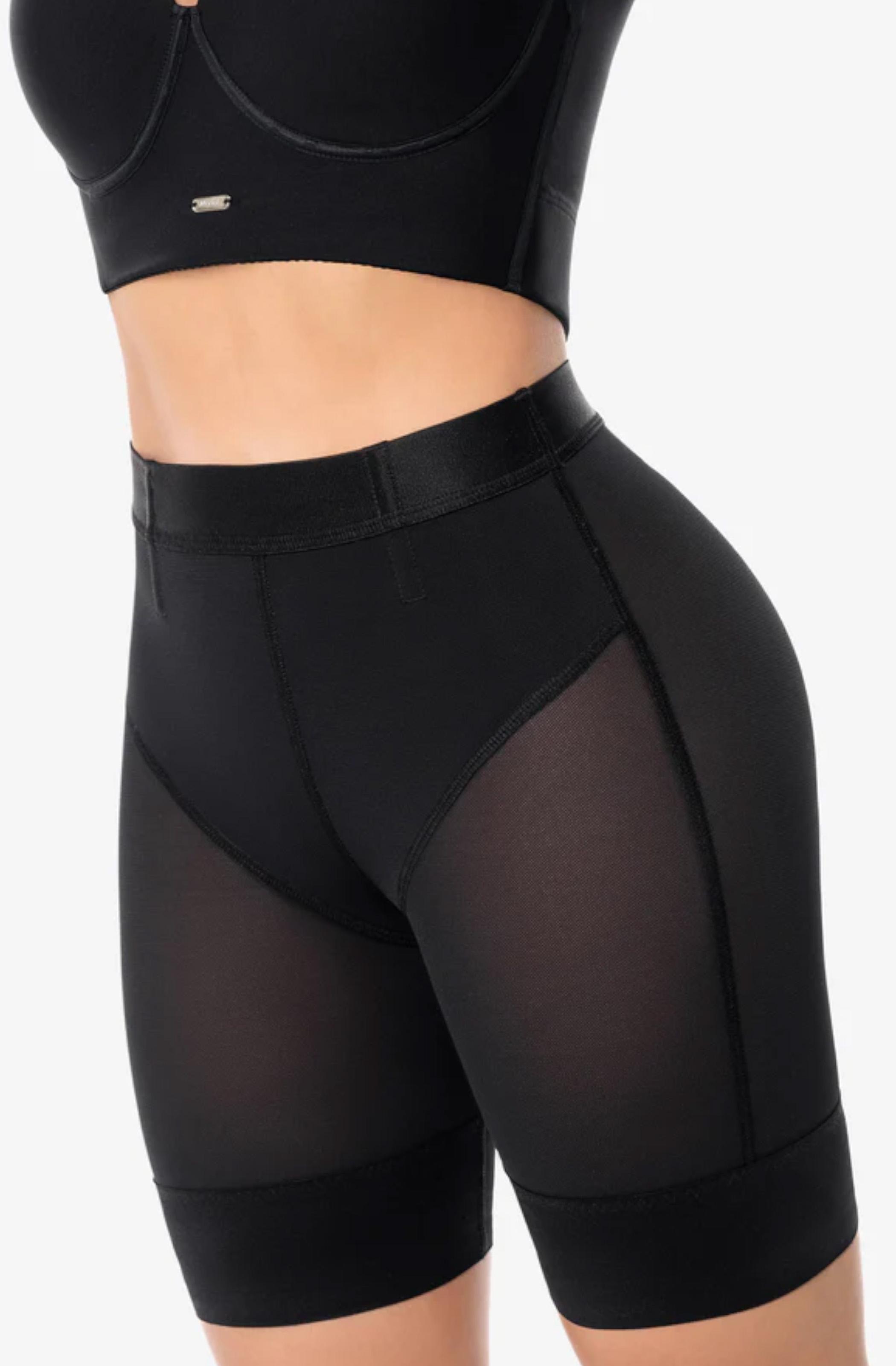 Faja Short de control semi reloj de arena a la cintura con cola ultra invisible