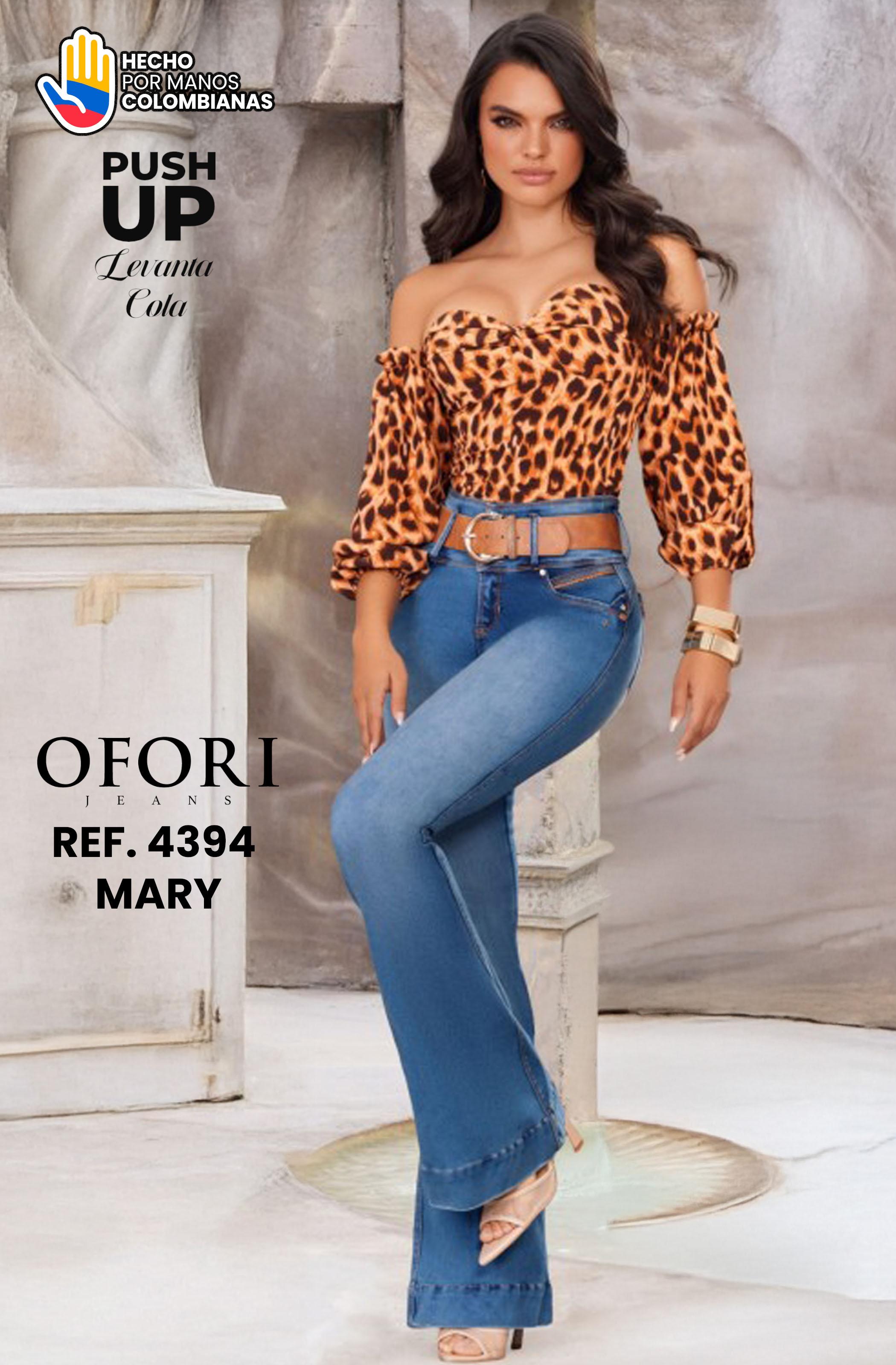 Colombian Jeans with Push-Up Pockets