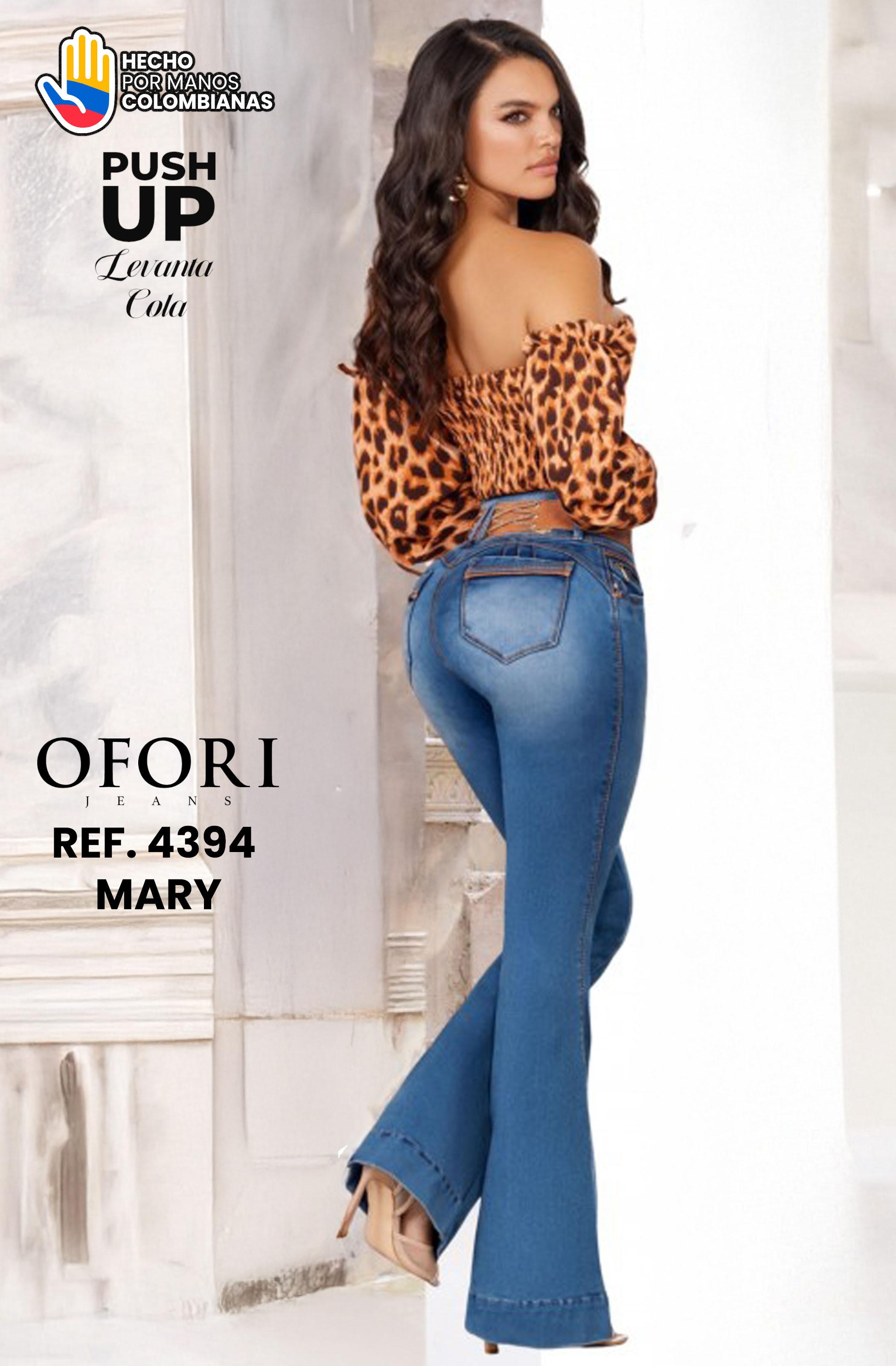 Colombian Jeans with Push-Up Pockets