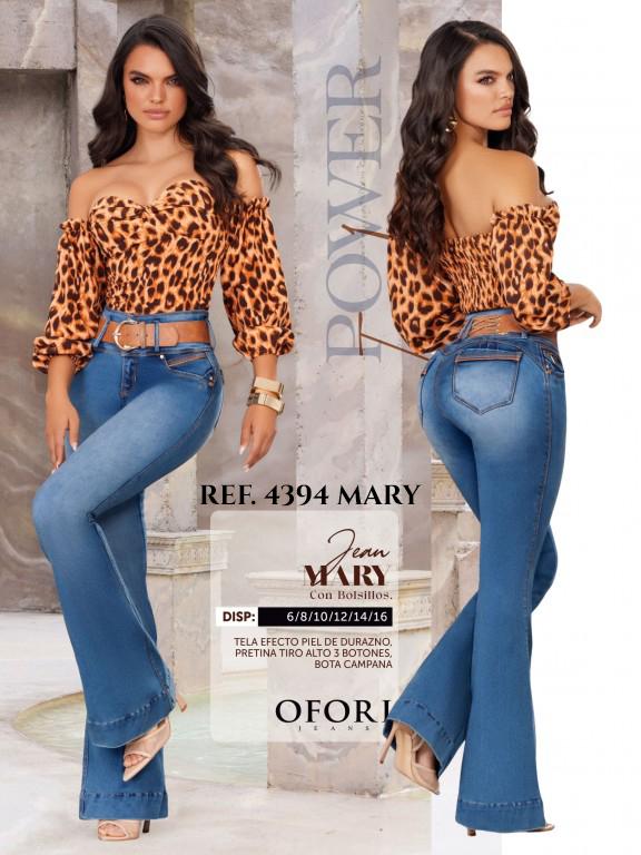 Colombian Jeans with Push-Up Pockets