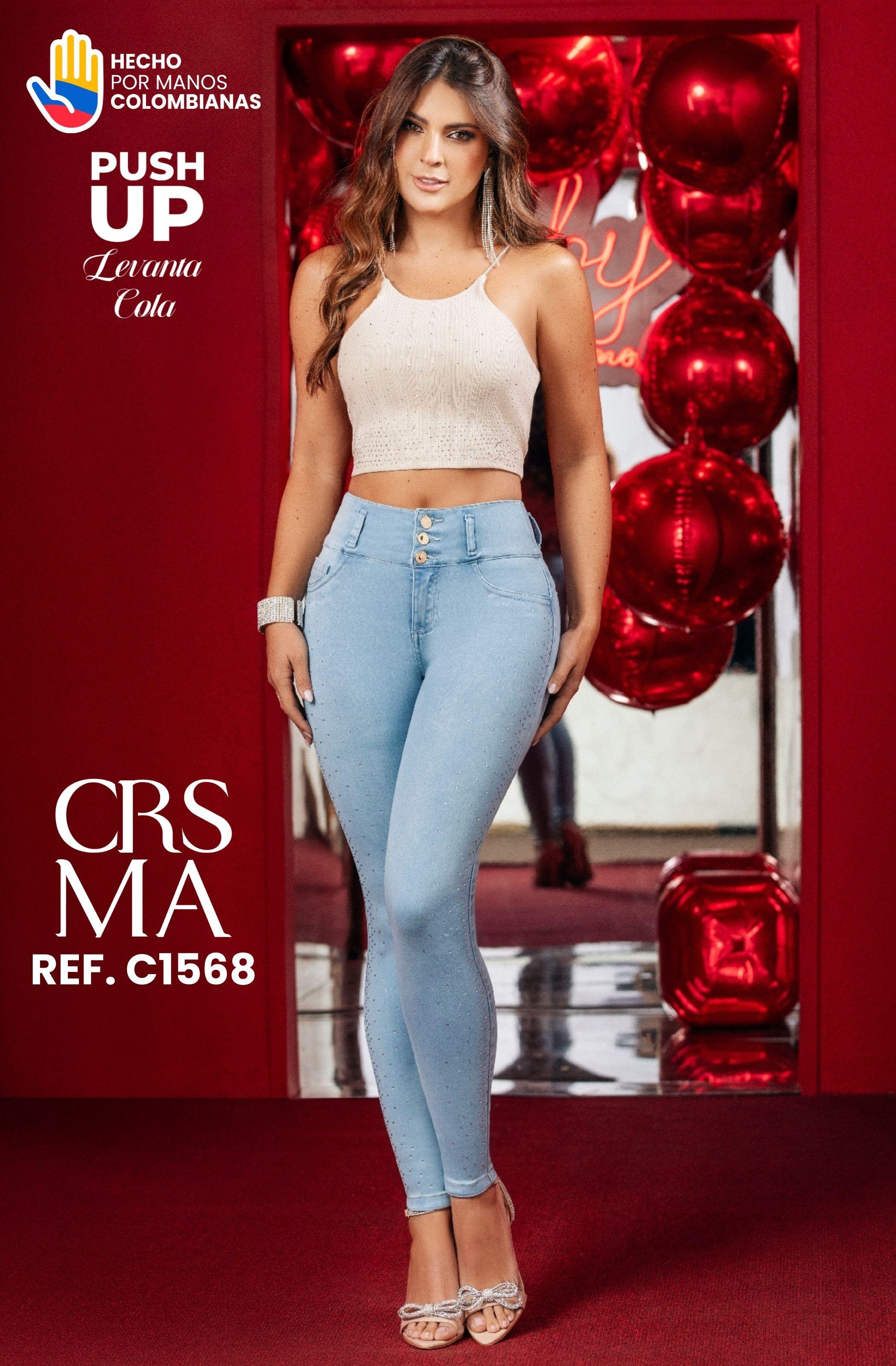 Jeans with Push-Up Pockets