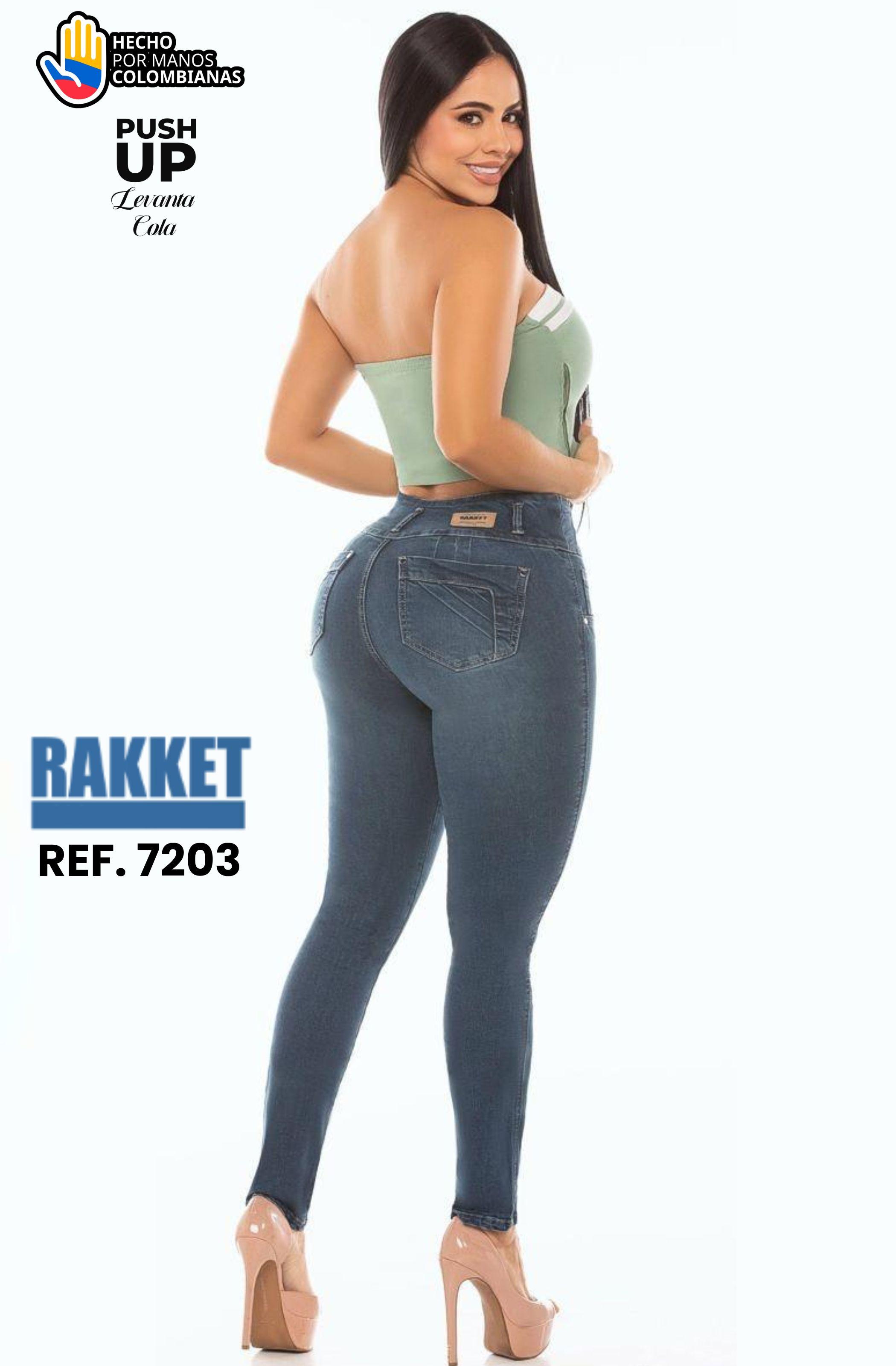 Push-up jeans with pockets