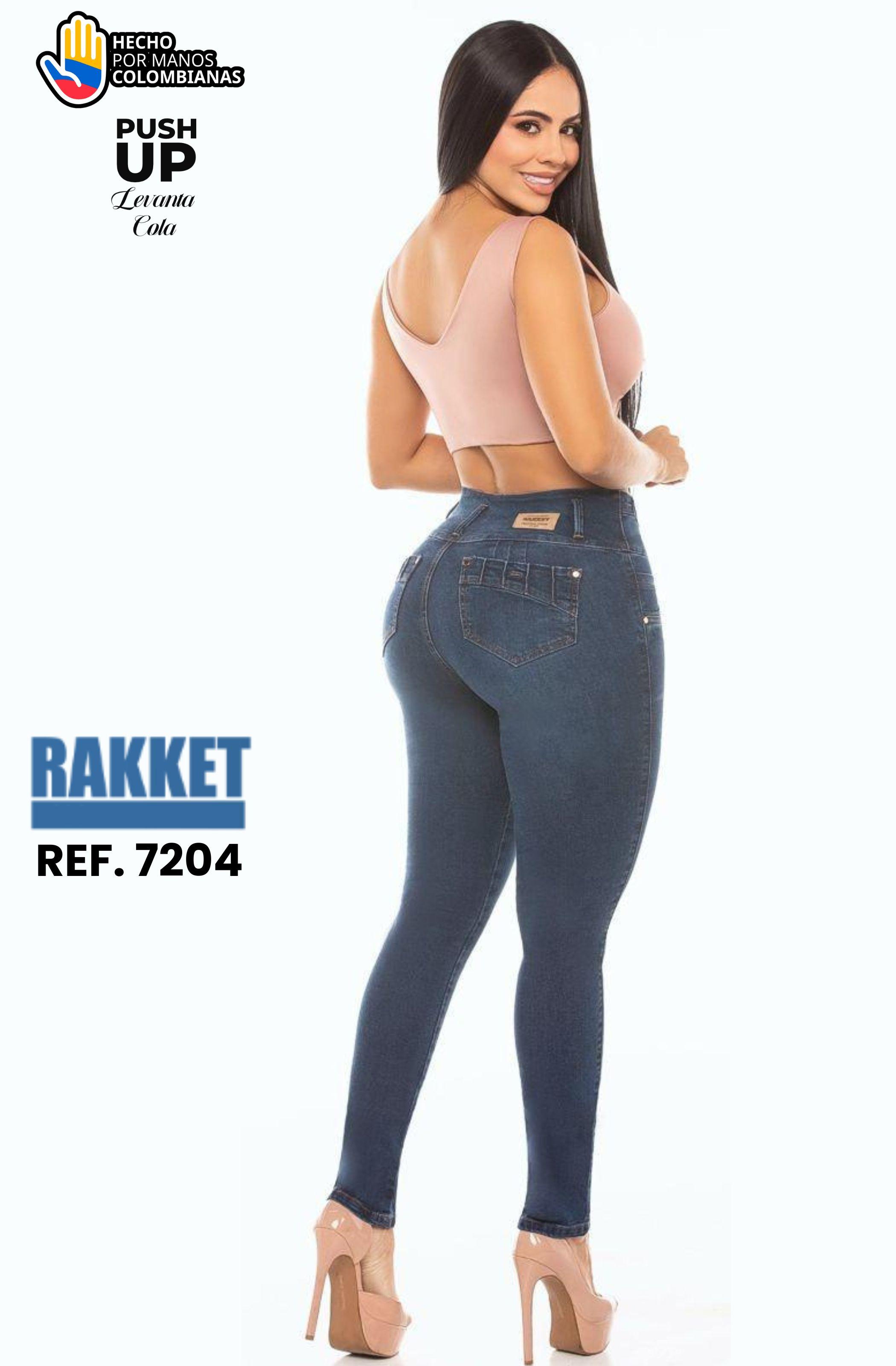 Push-up jeans with pockets