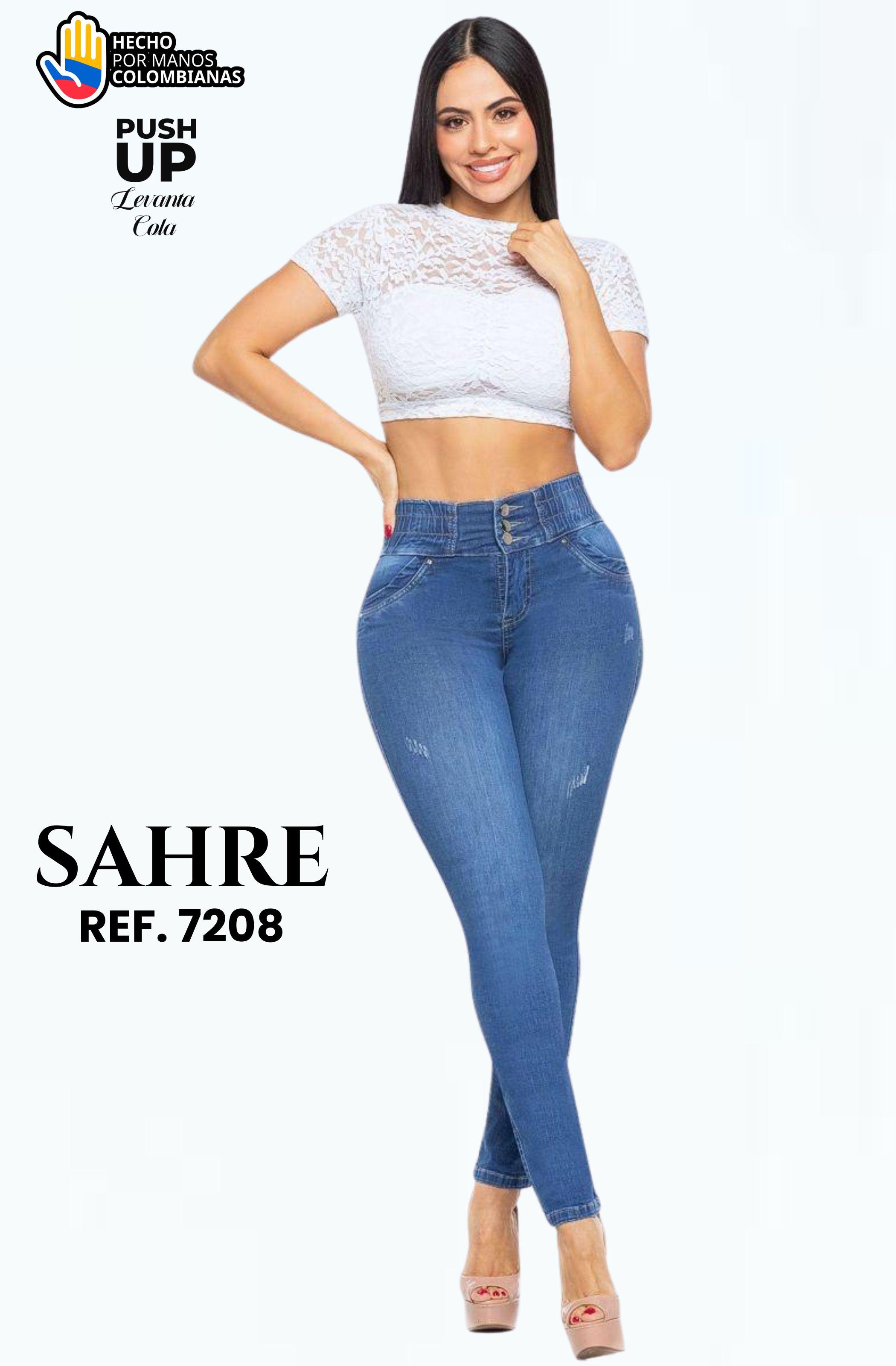 Colombian Push-Up Jeans with Pockets