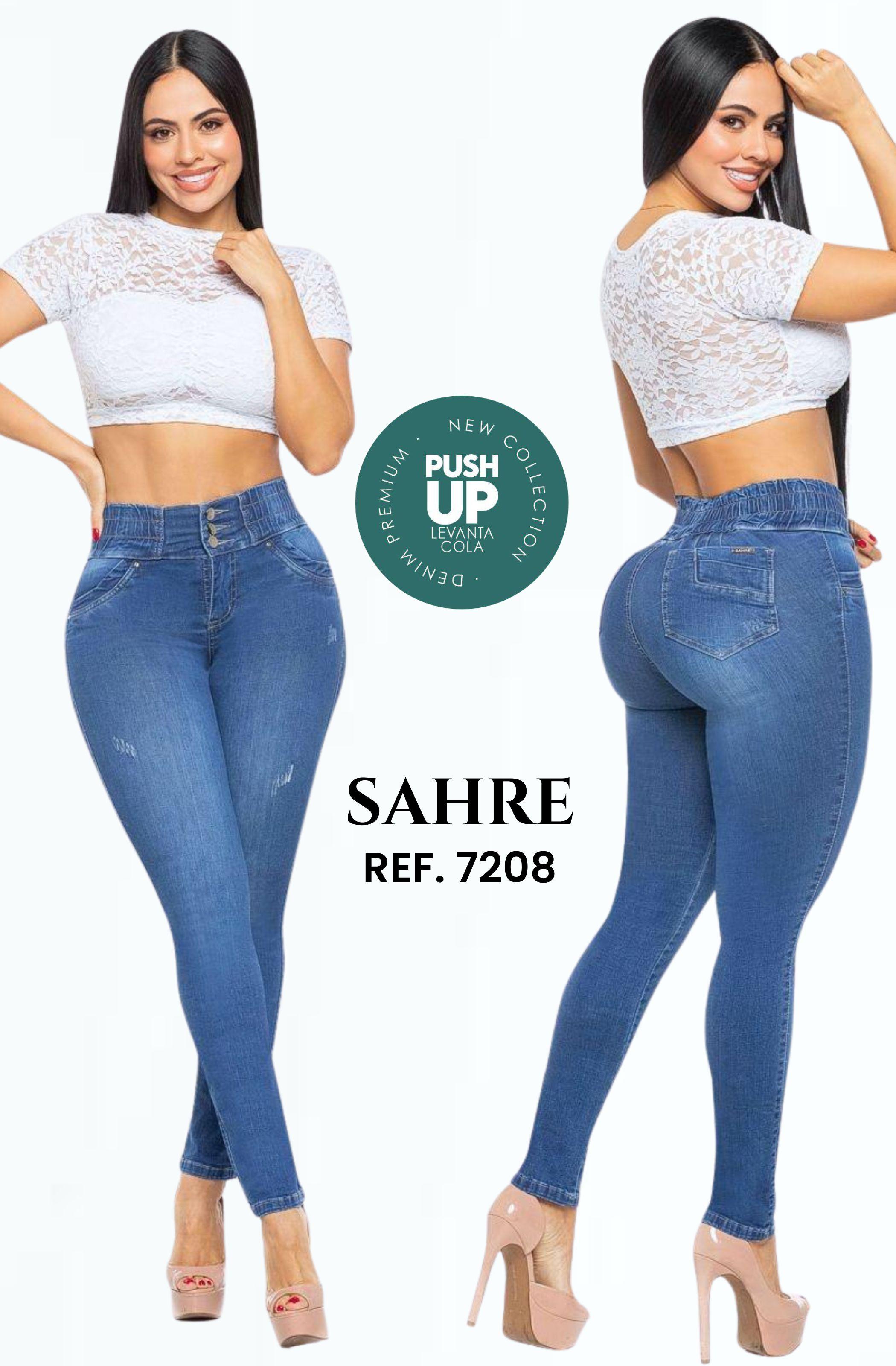 Colombian Push-Up Jeans with Pockets