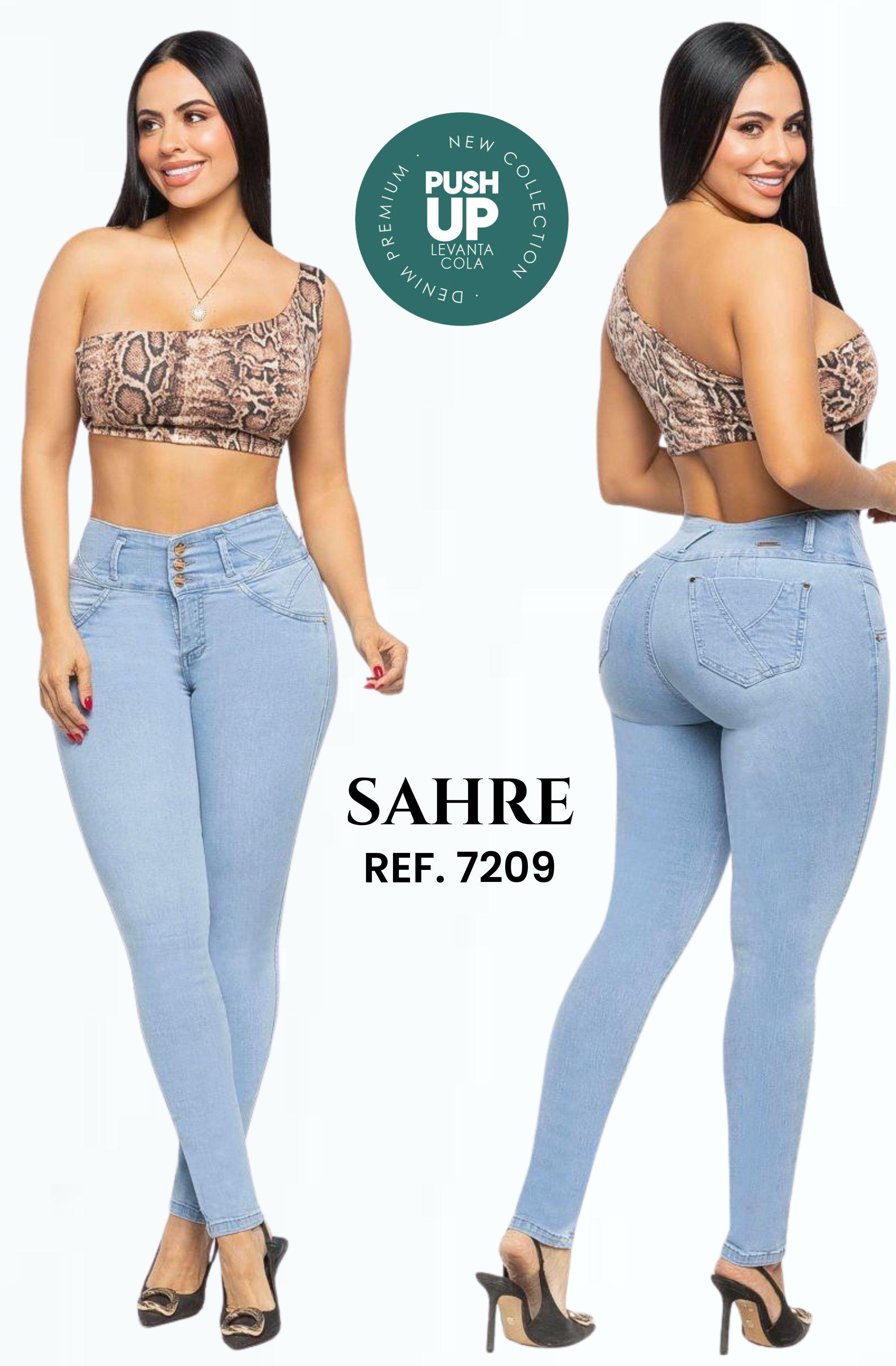 Colombian Push-Up Jeans with Pockets