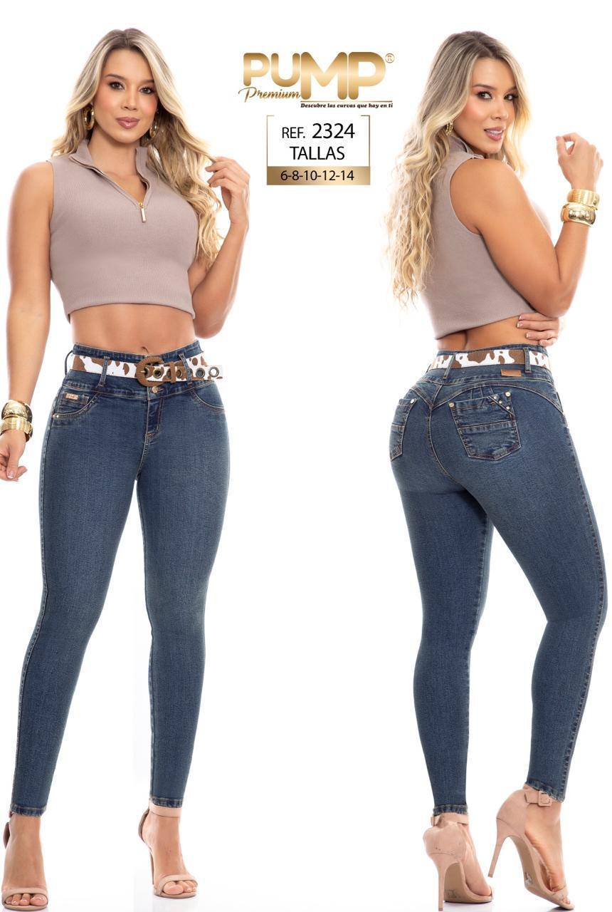 Colombian Push-Up Jeans with Pockets