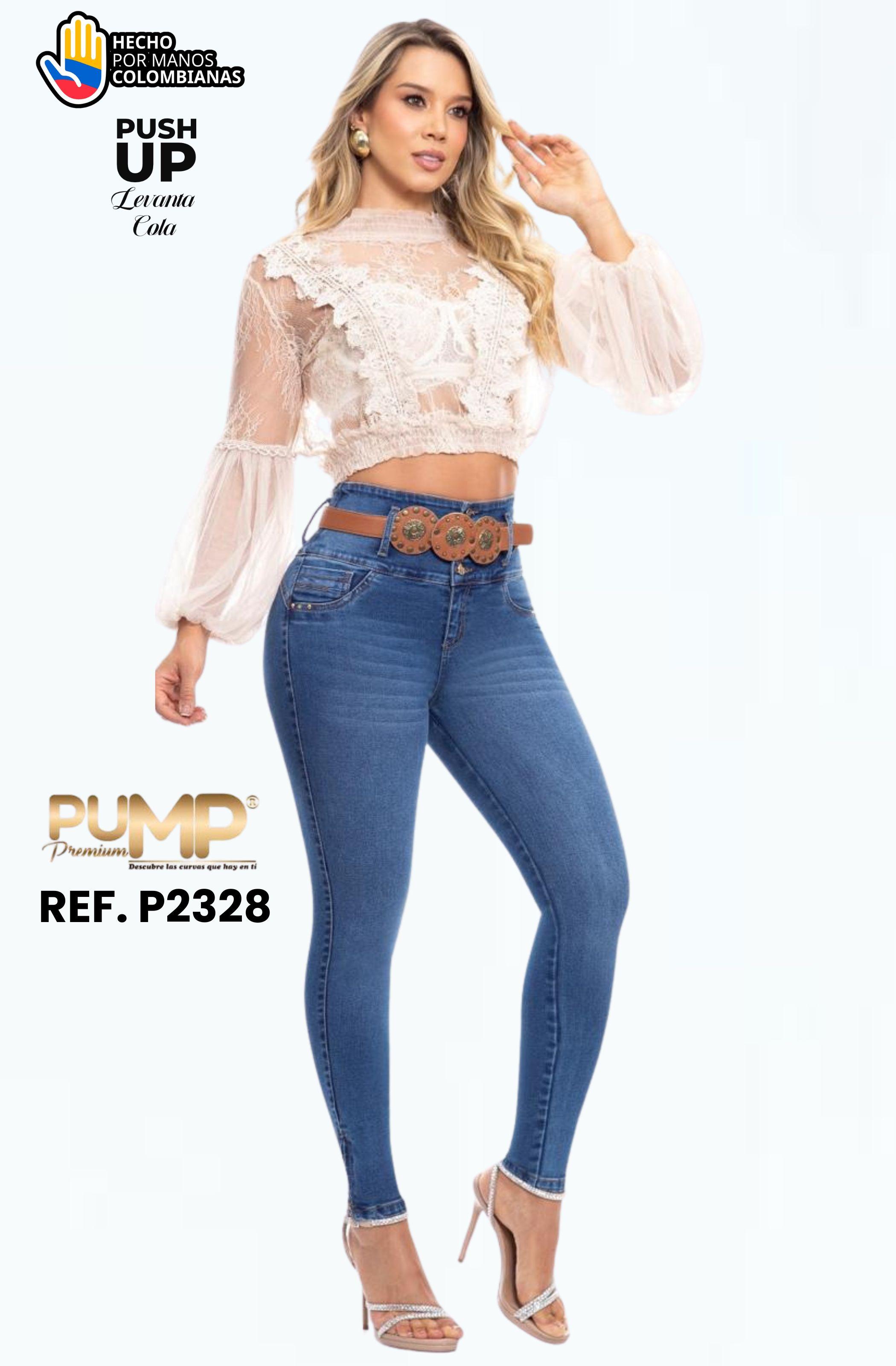Colombian Push-Up Jeans with Pockets