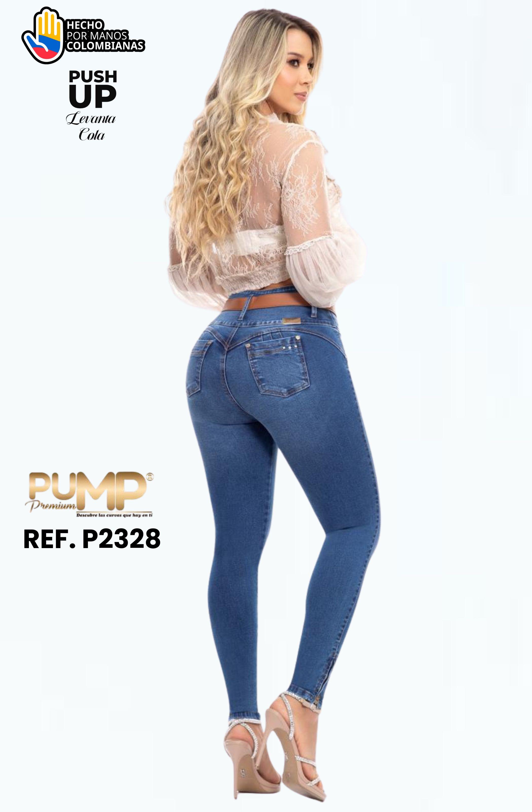 Colombian Push-Up Jeans with Pockets
