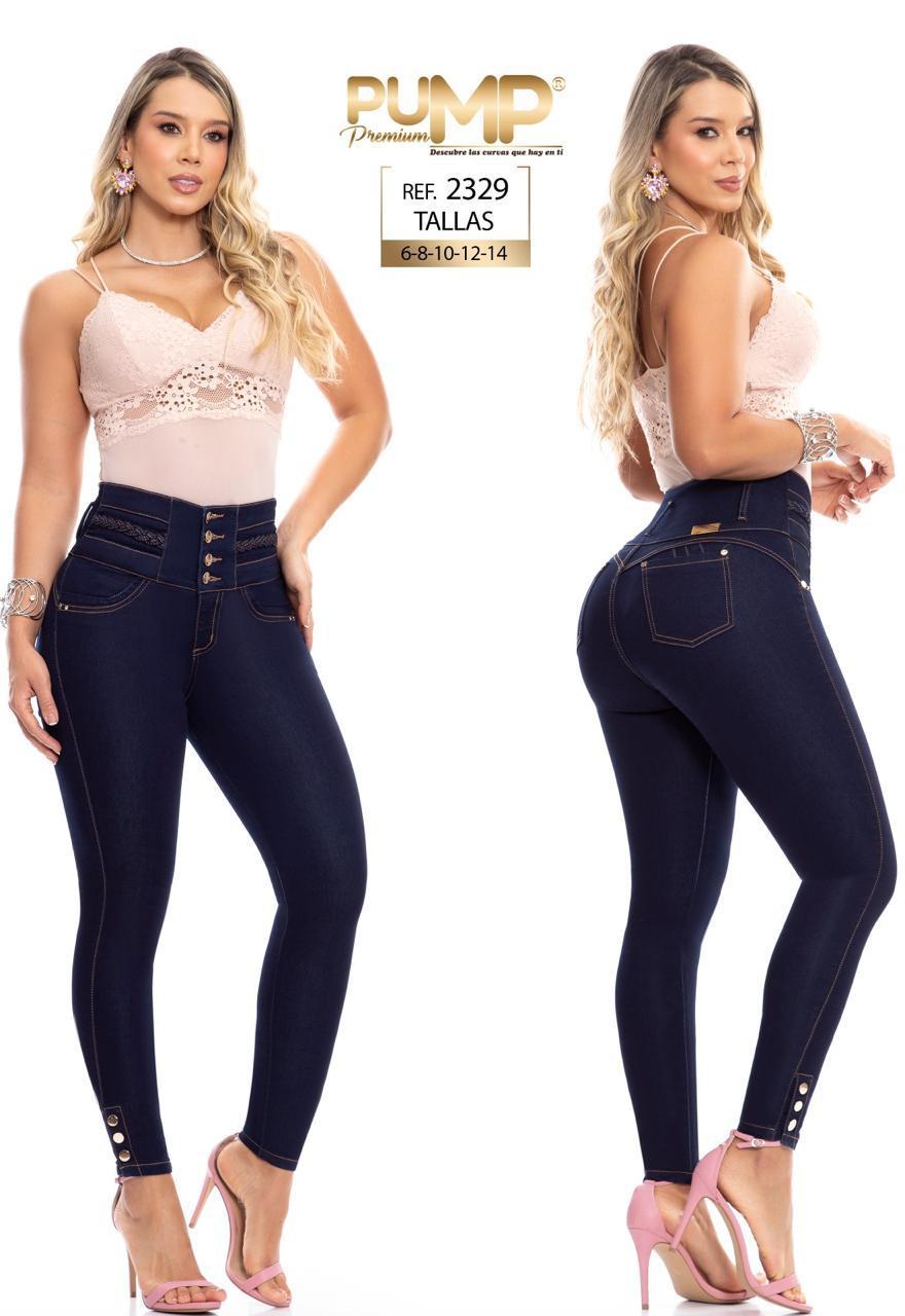 Colombian Push-Up Jeans with Pockets
