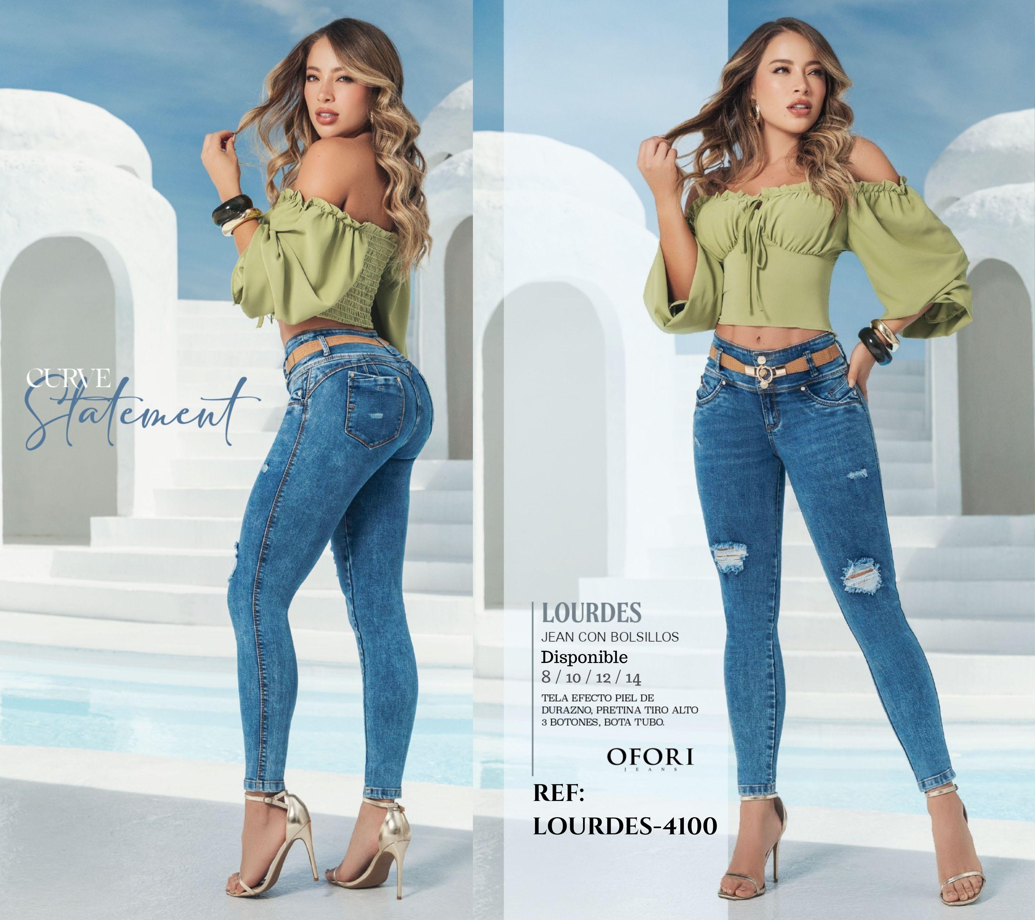 Jeans with Push-Up Pockets